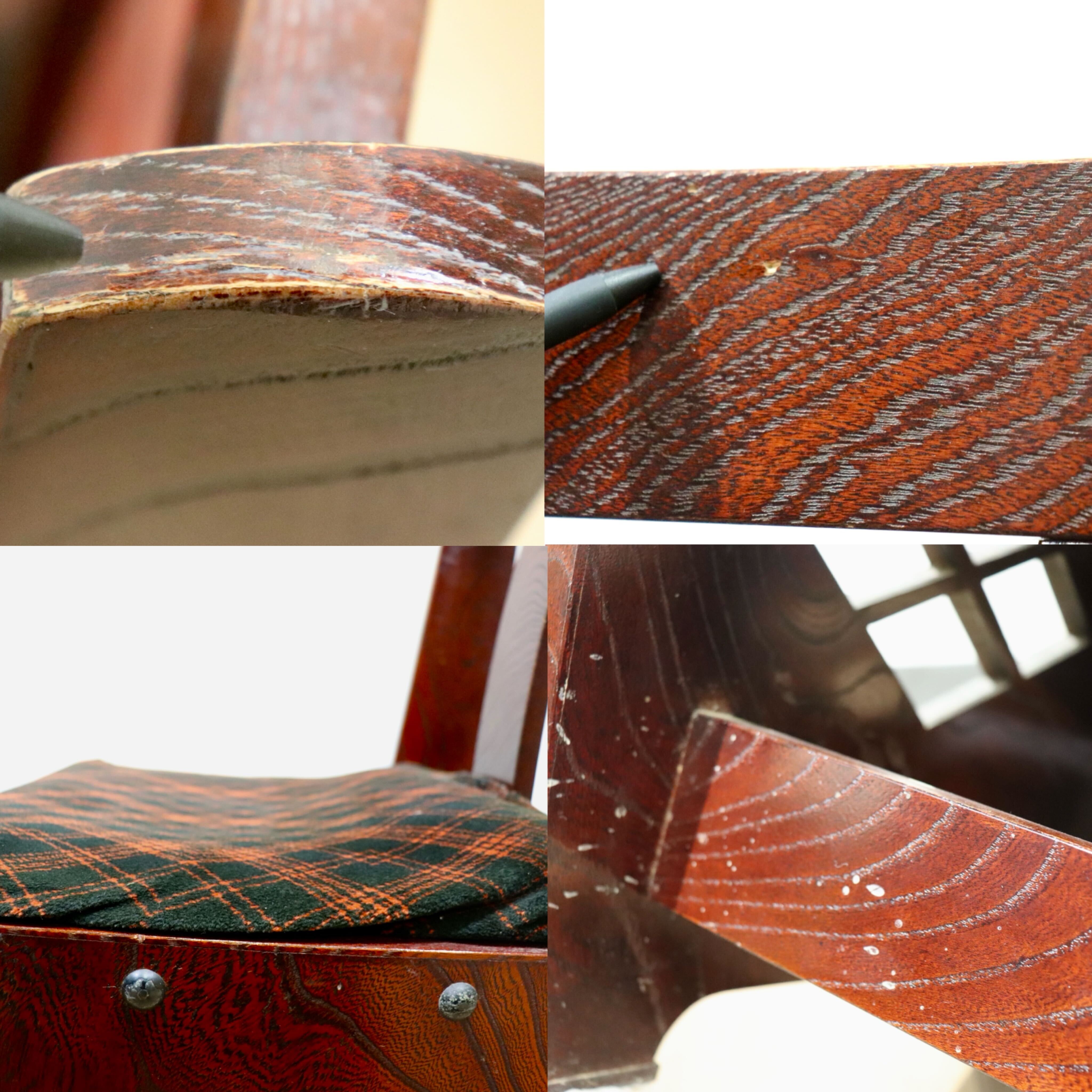 GMHH343D〇駿河民藝 欅材 囲炉裏 チェア ダイニングチェア 椅子 和家具 和モダン レトロ アンティーク 民芸家具 稀少