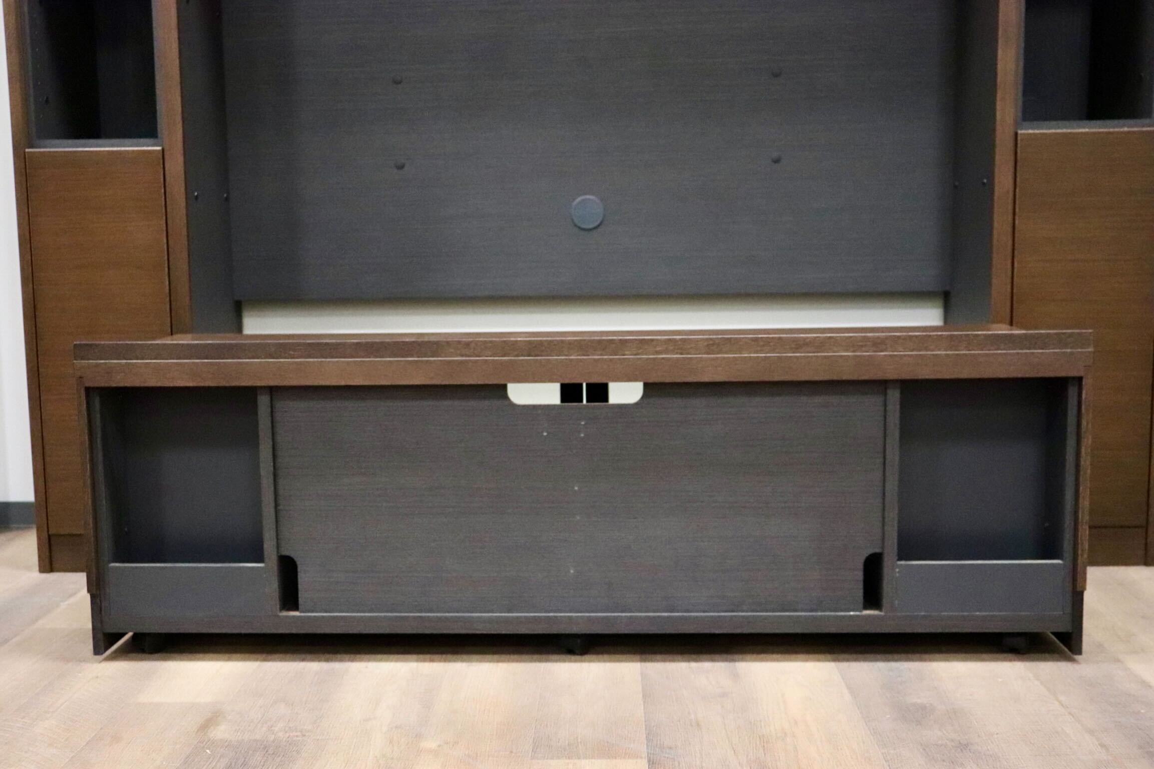 GMGK93○karimoku / カリモク ピオグランデ 壁面 TVボード AVボード リビングボード キャビネット 収納家具 モダン 定価約56万 展示品