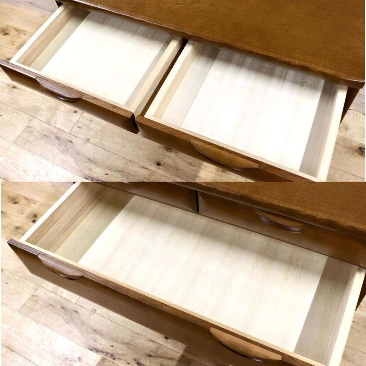 GMIH313○karimoku / カリモク チェスト 4段チェスト 整理家具 収納家具 楢材 木製 モダン 国産家具 美品