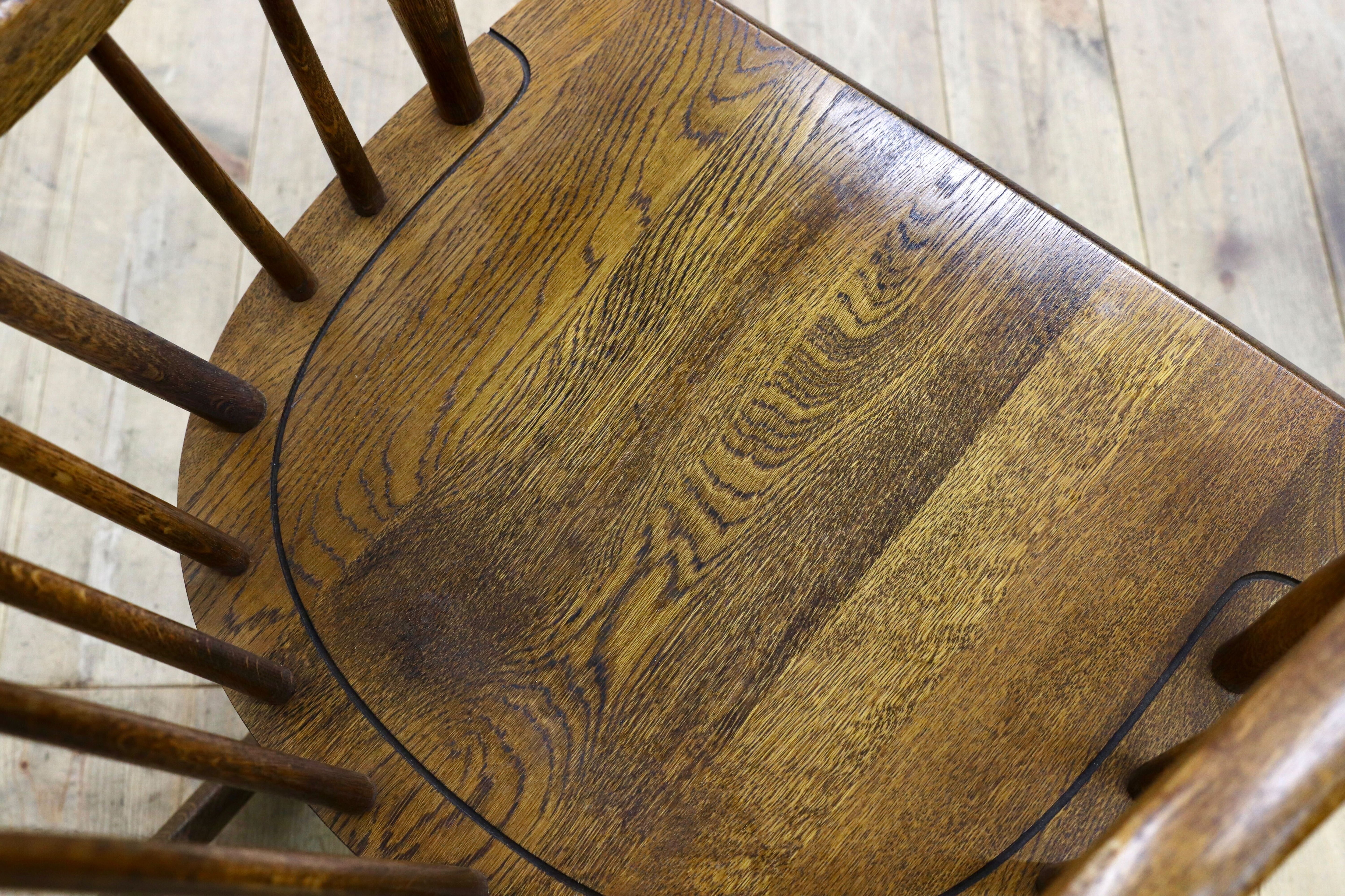 GMIS543○飛騨産業 / HIDA キツツキ ロッキングチェア 揺り椅子 オーク材 ヴィンテージ 古民家 カフェ ノスタルジック レトロ