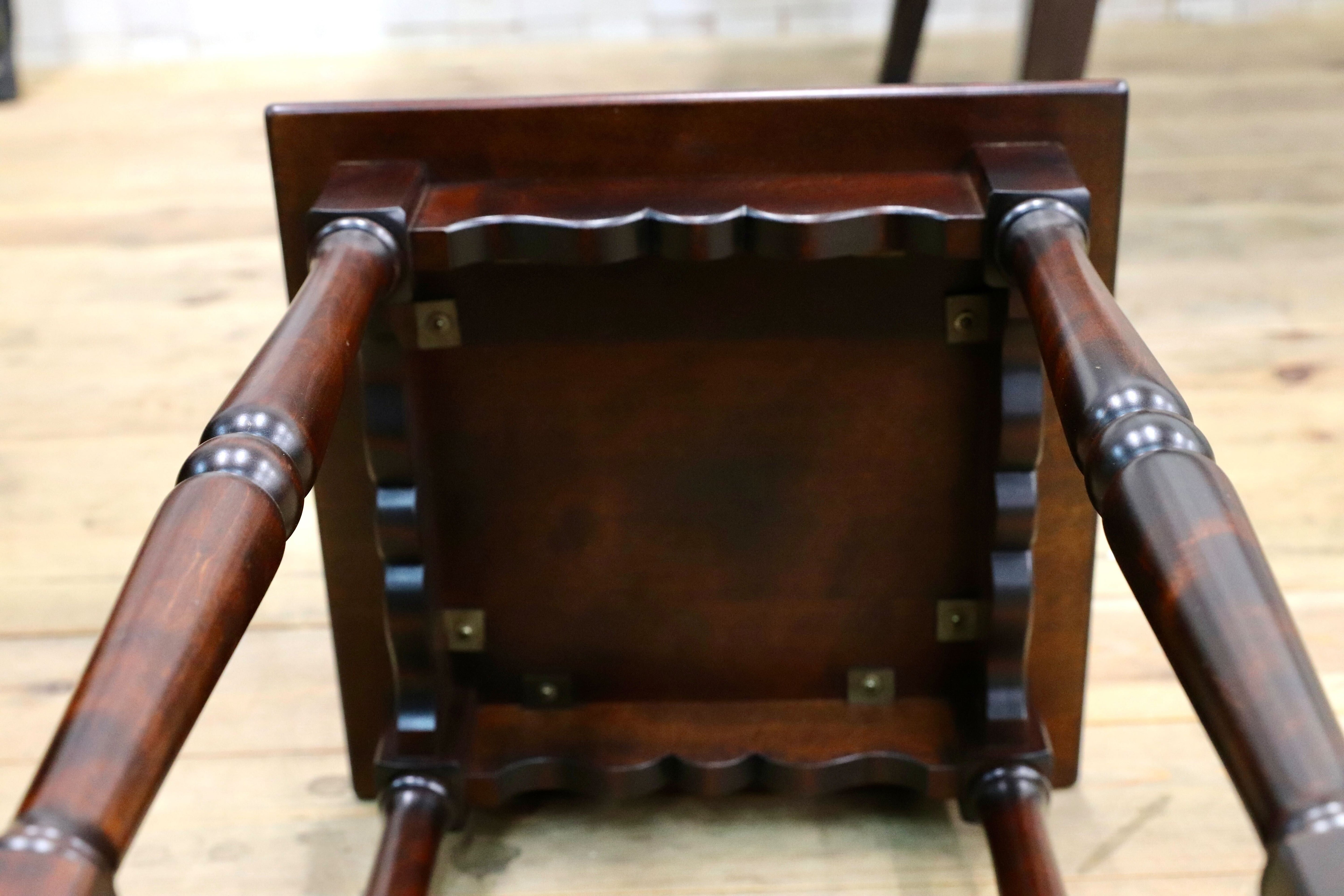 GMIS543C○北海道民芸家具 花台 飾り台 樺材 飛騨産業 和家具 レトロ 和モダン アンティーク 民藝 サイドテーブル