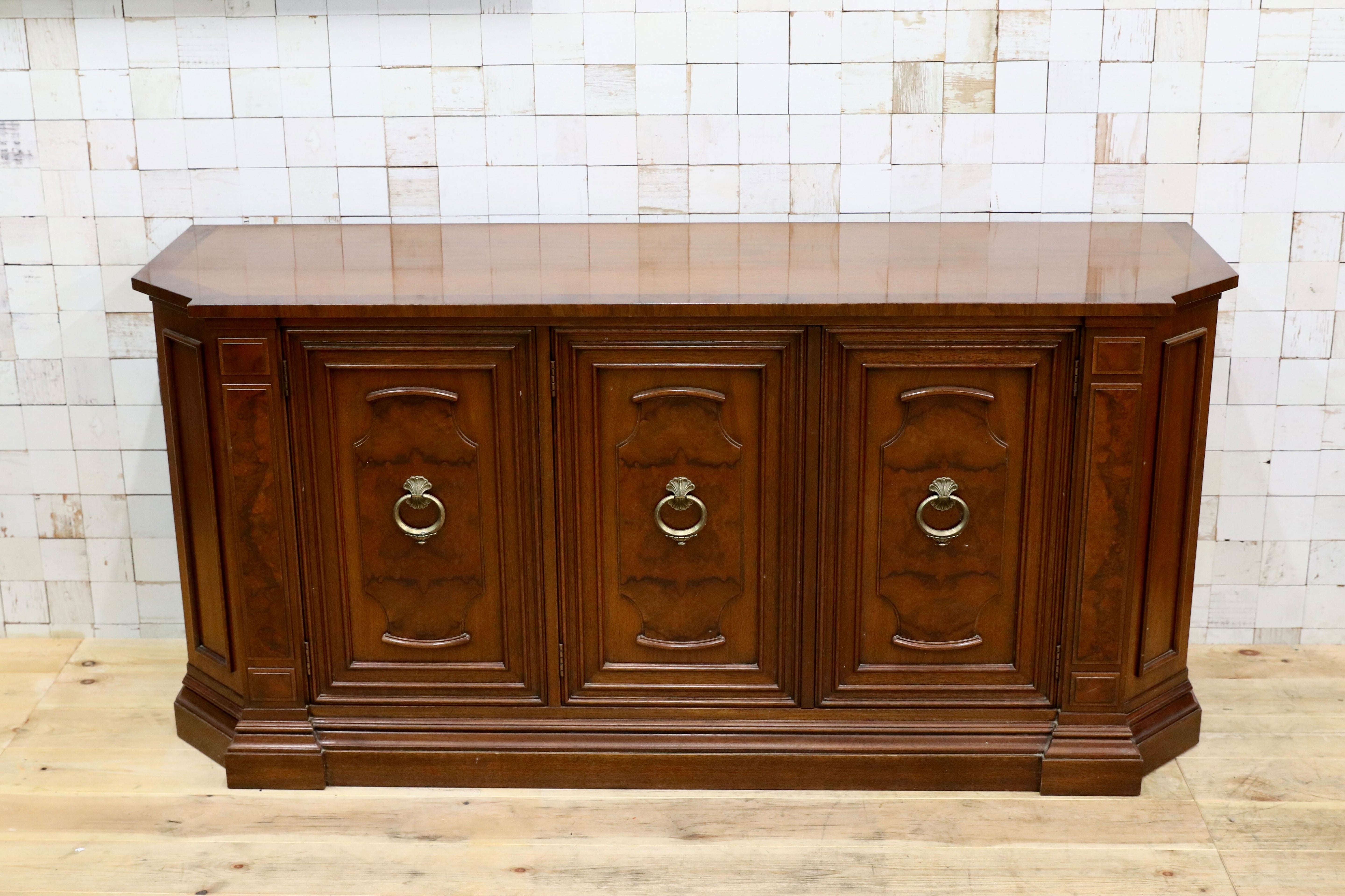 GMIS239○DREXEL HERITAGE / ドレクセルヘリテイジ フランチェスカ サイドボード リビングボード クラシック ヴィンテージ 定価76万 稀少