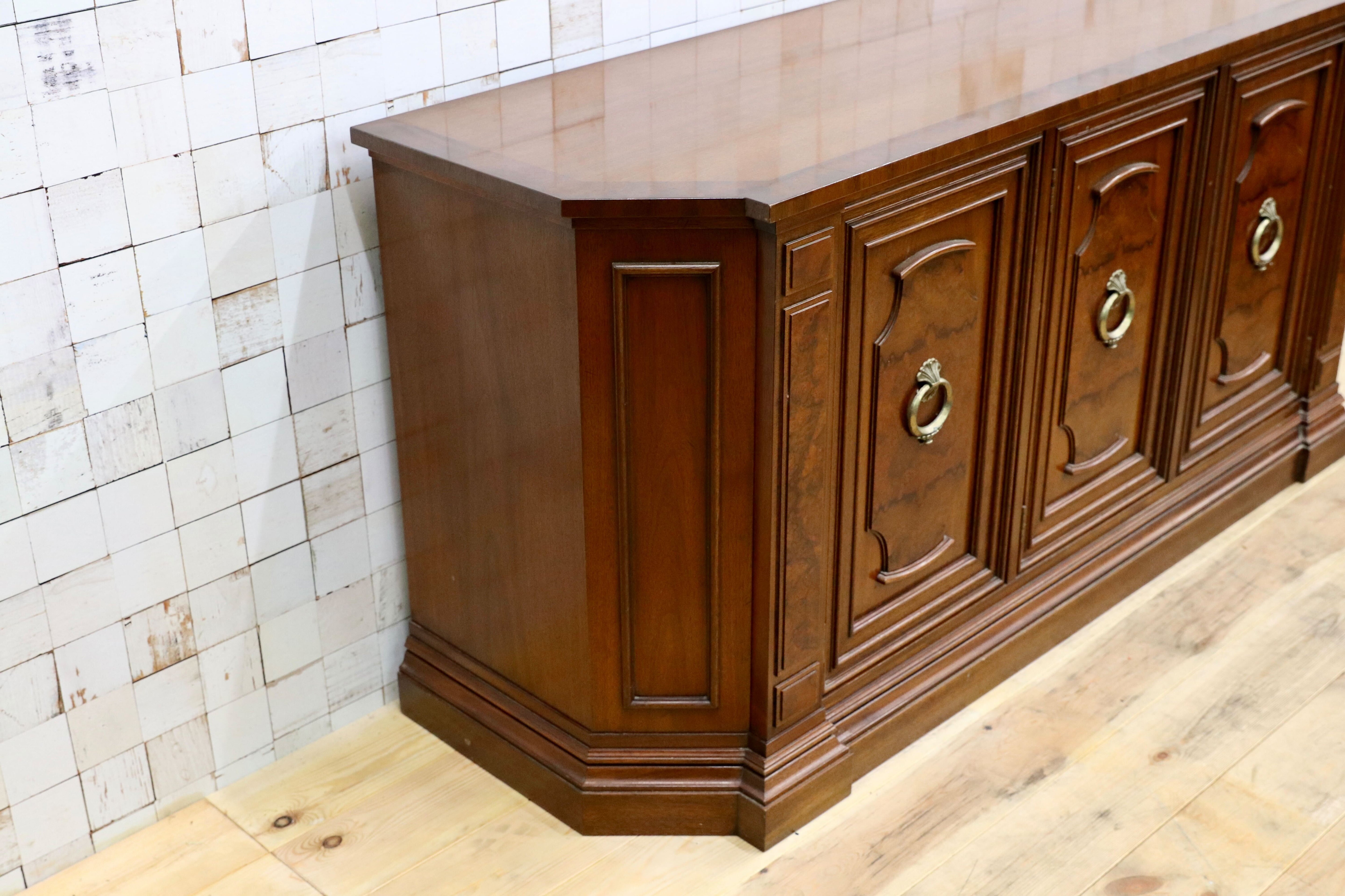 GMIS239○DREXEL HERITAGE / ドレクセルヘリテイジ フランチェスカ サイドボード リビングボード クラシック ヴィンテージ 定価76万 稀少