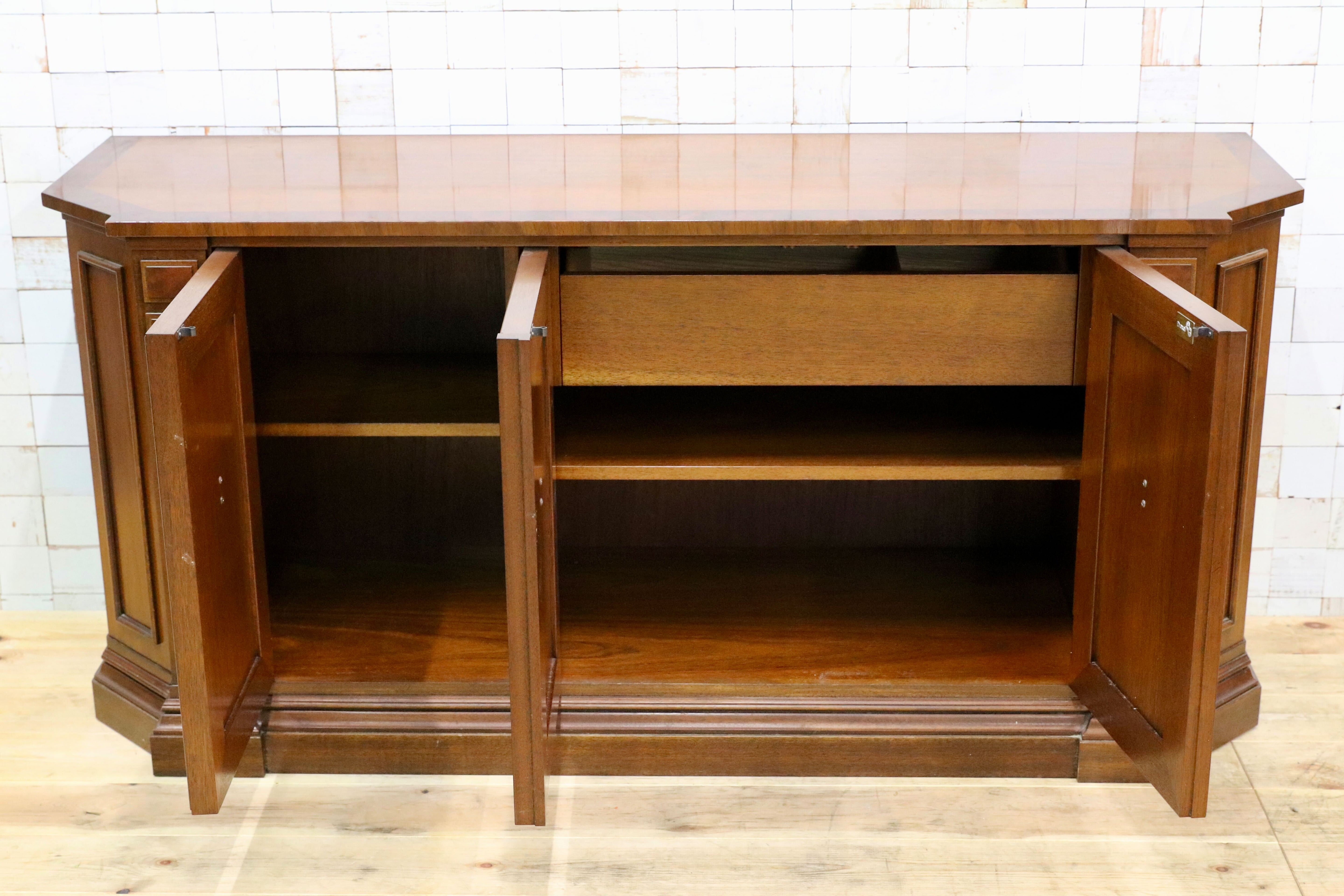 GMIS239○DREXEL HERITAGE / ドレクセルヘリテイジ フランチェスカ サイドボード リビングボード クラシック ヴィンテージ 定価76万 稀少