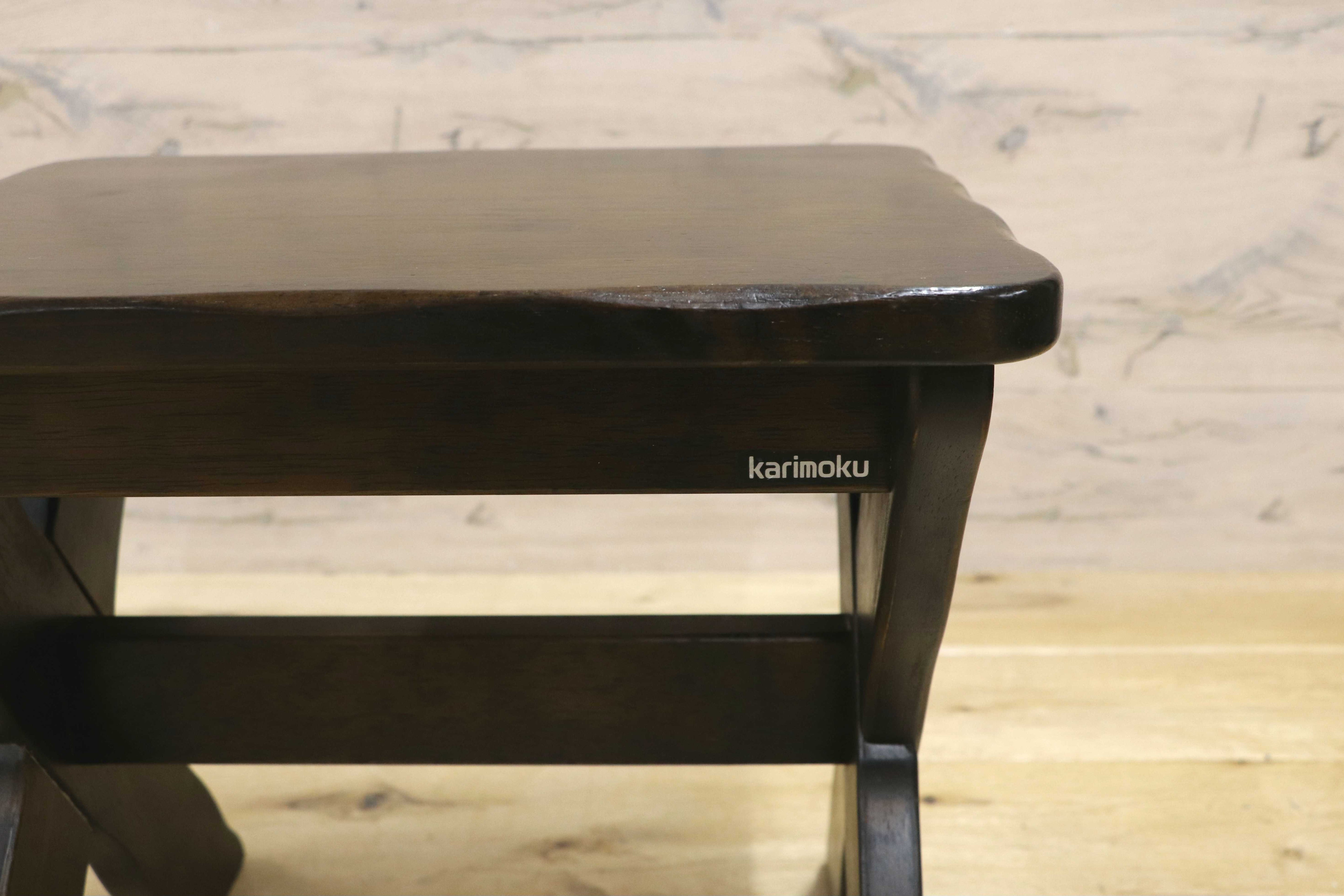 GMIH173B○karimoku / カリモク RUSTIC ルスティック スツール 椅子 花台 飾り台 ナチュラル シンプル ヴィンテージ