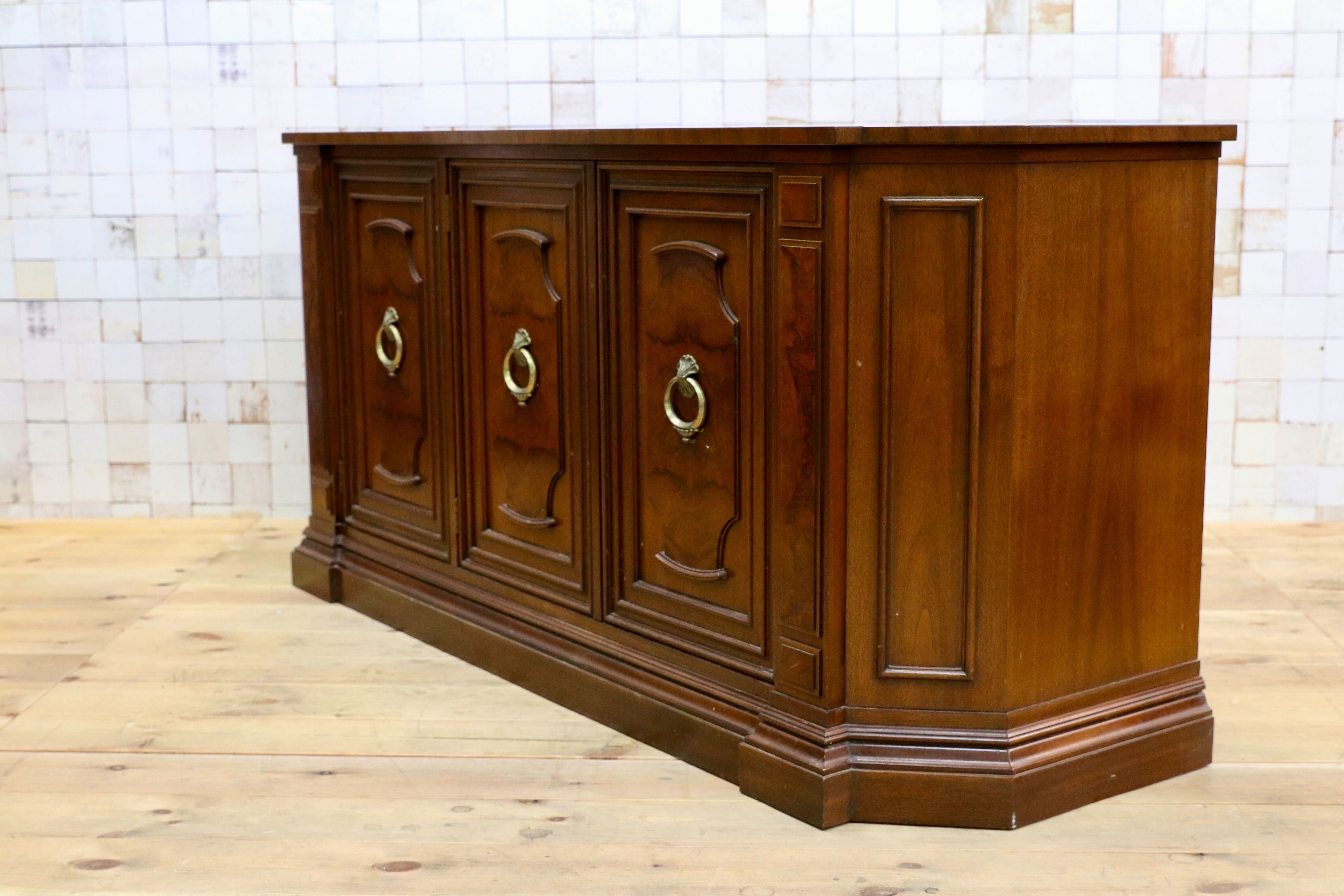 GMIS239○DREXEL HERITAGE / ドレクセルヘリテイジ フランチェスカ サイドボード リビングボード クラシック ヴィンテージ 定価76万 稀少