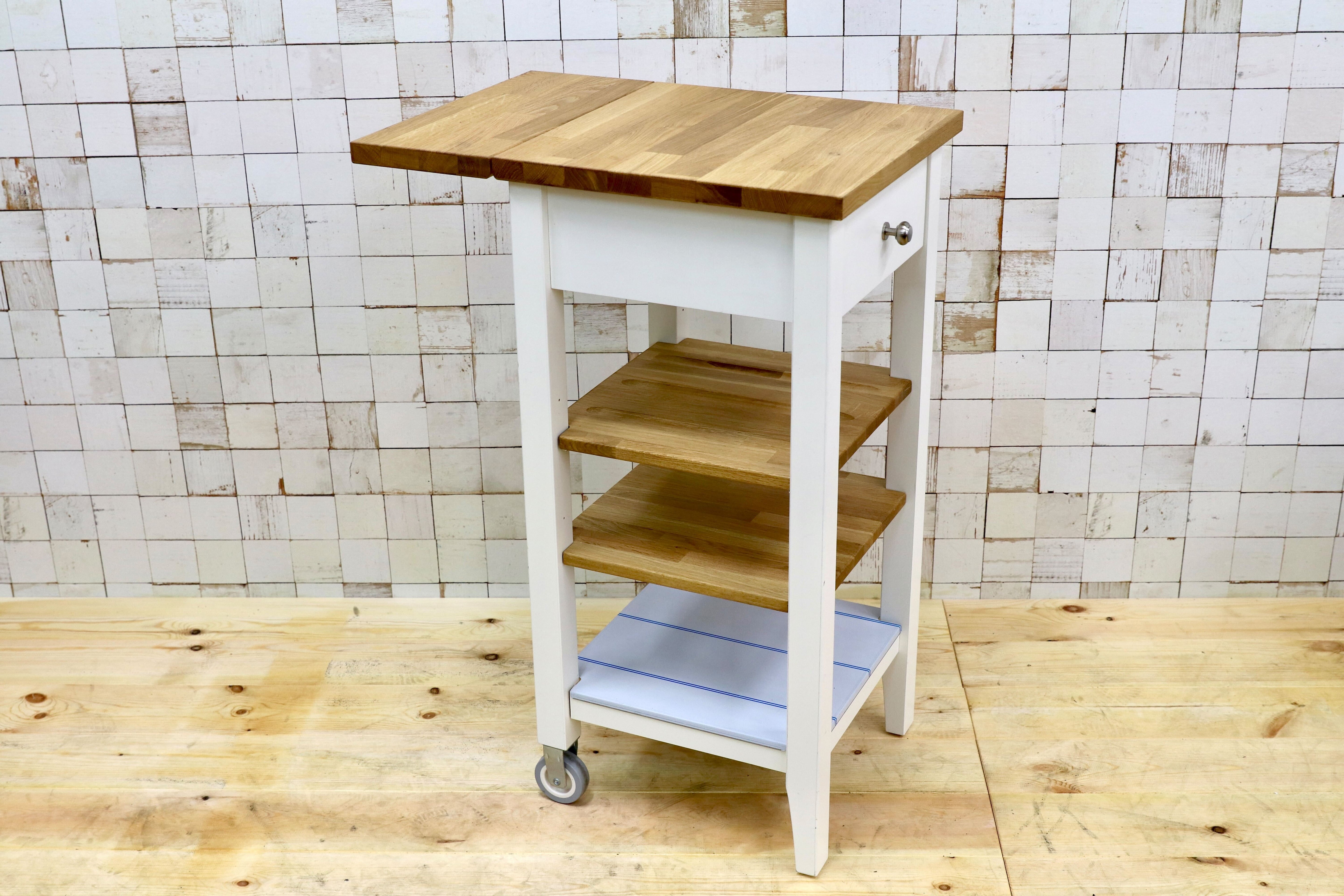 GMHN128○IKEA / イケア STENSTORP ステンストルプ キッチンワゴン オーク 北欧