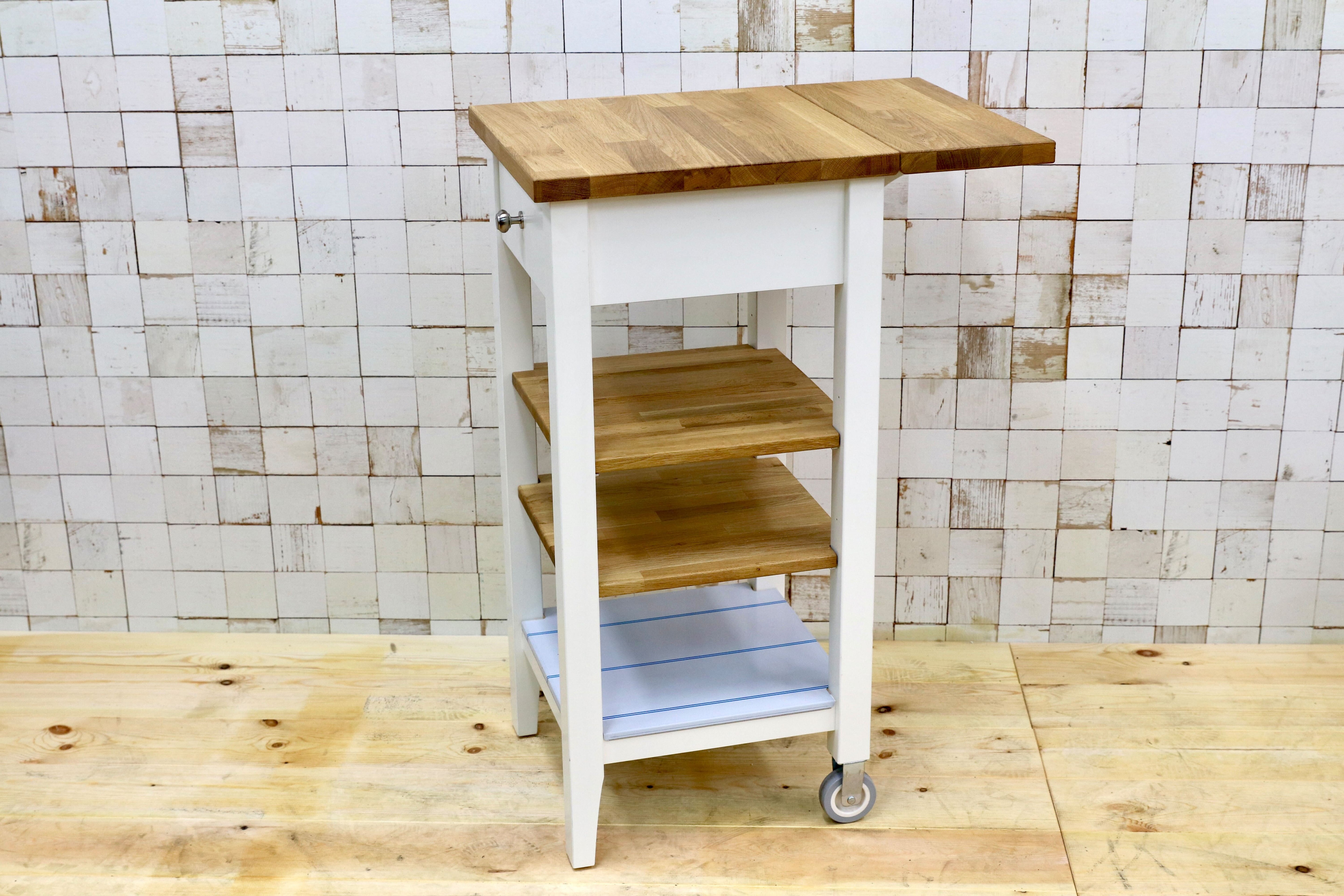 GMHN128○IKEA / イケア STENSTORP ステンストルプ キッチンワゴン オーク 北欧