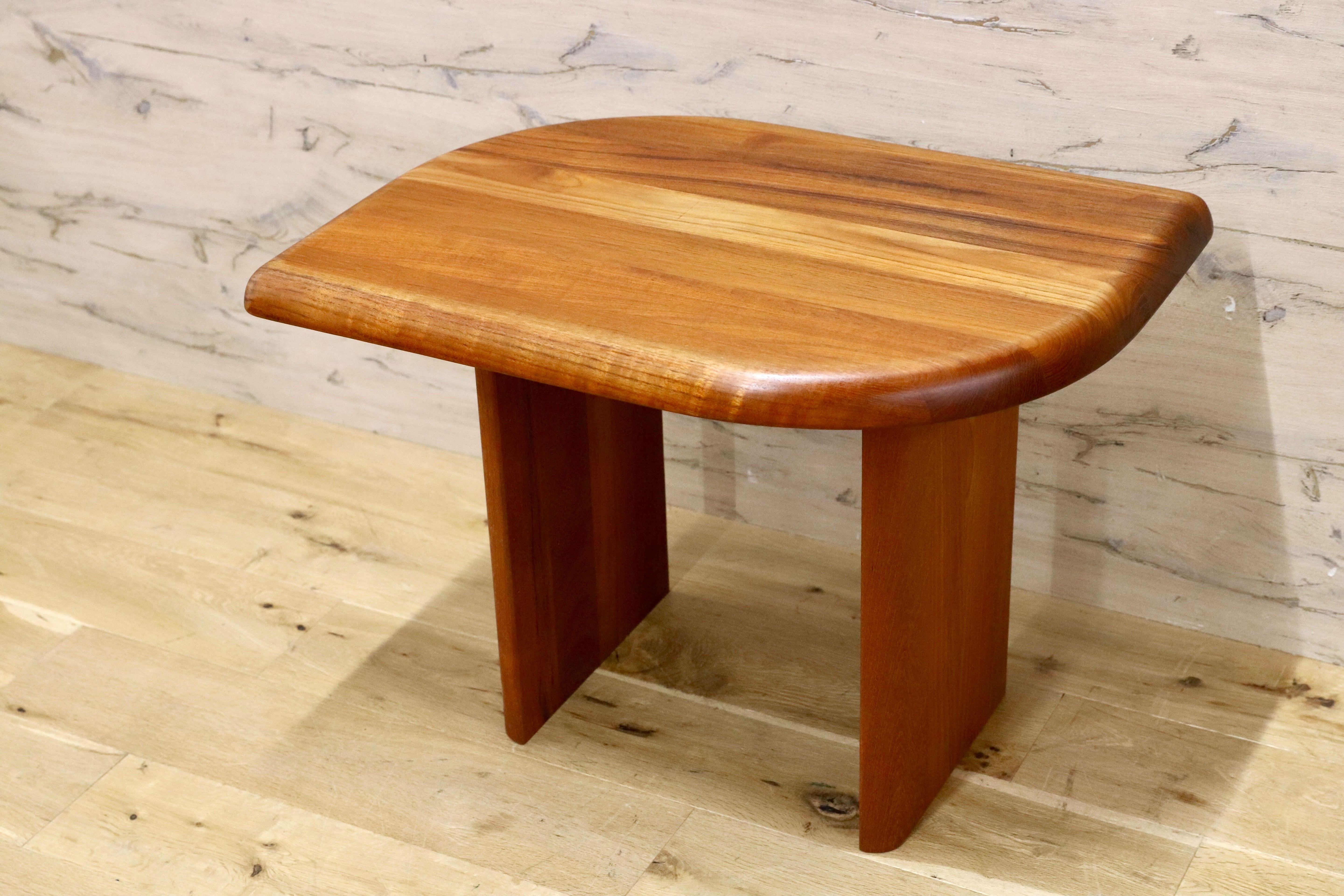 GMHK788A○北欧家具 北欧ヴィンテージ サイドテーブル コーヒーテーブル チーク無垢材 飾り台 花台 デンマーク製 検)デューロン