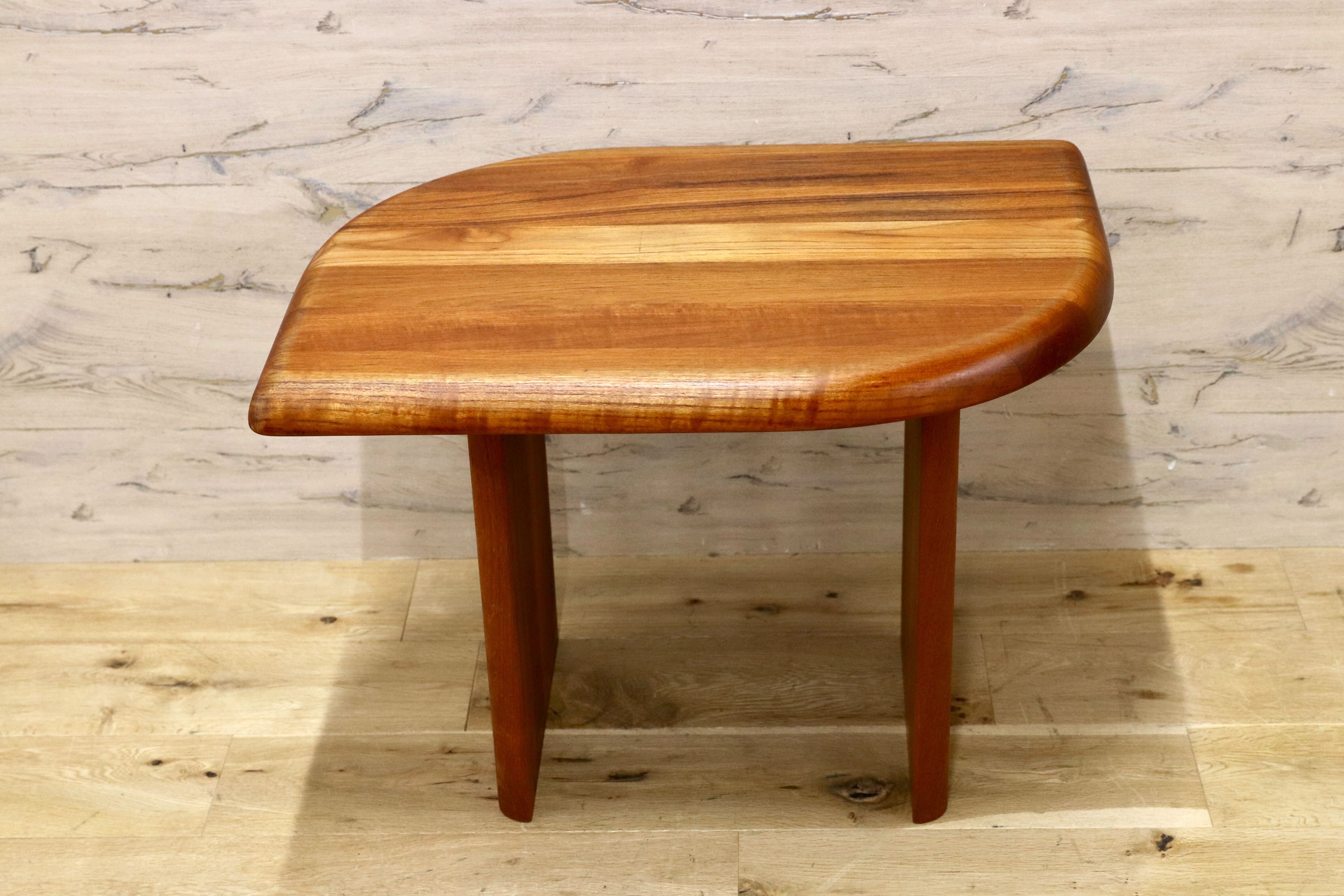 GMHK788A○北欧家具 北欧ヴィンテージ サイドテーブル コーヒーテーブル チーク無垢材 飾り台 花台 デンマーク製 検)デューロン