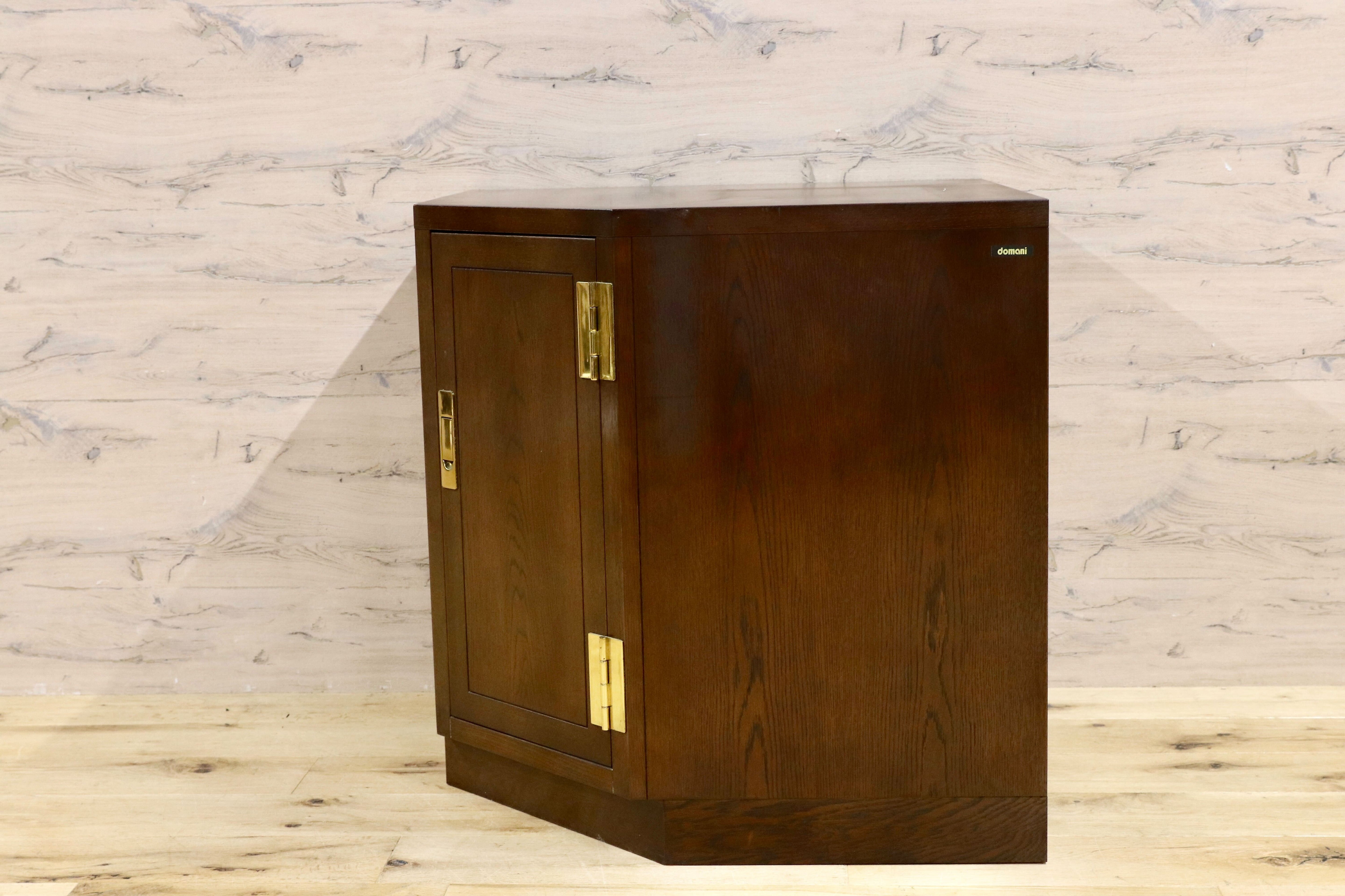 GMHN182A○domani / ドマーニ Morganton モーガントン コーナーキャビネット ヒッコリーブラウン カリモク最高峰 クラシック アンティーク