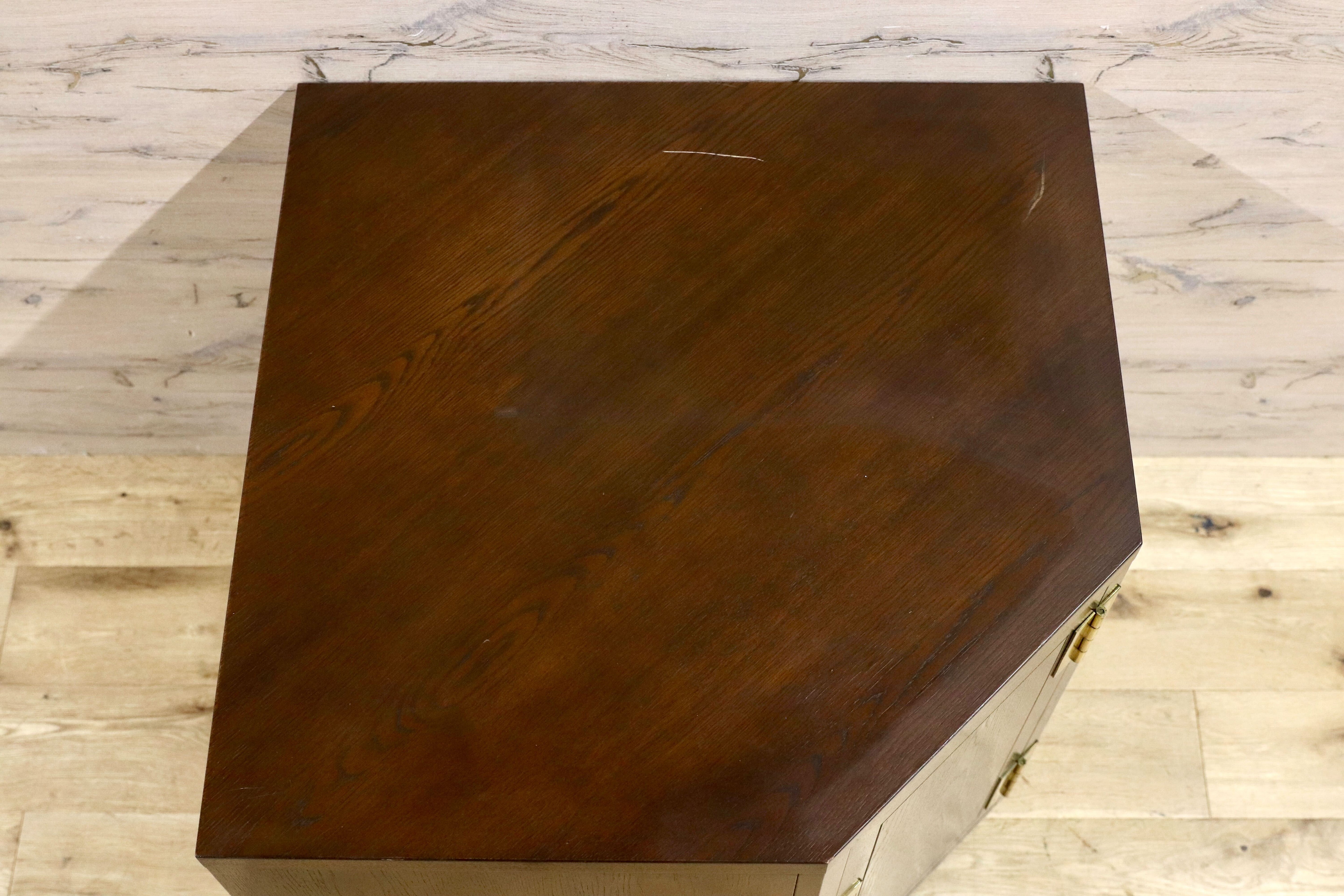 GMHN182A○domani / ドマーニ Morganton モーガントン コーナーキャビネット ヒッコリーブラウン カリモク最高峰 クラシック アンティーク