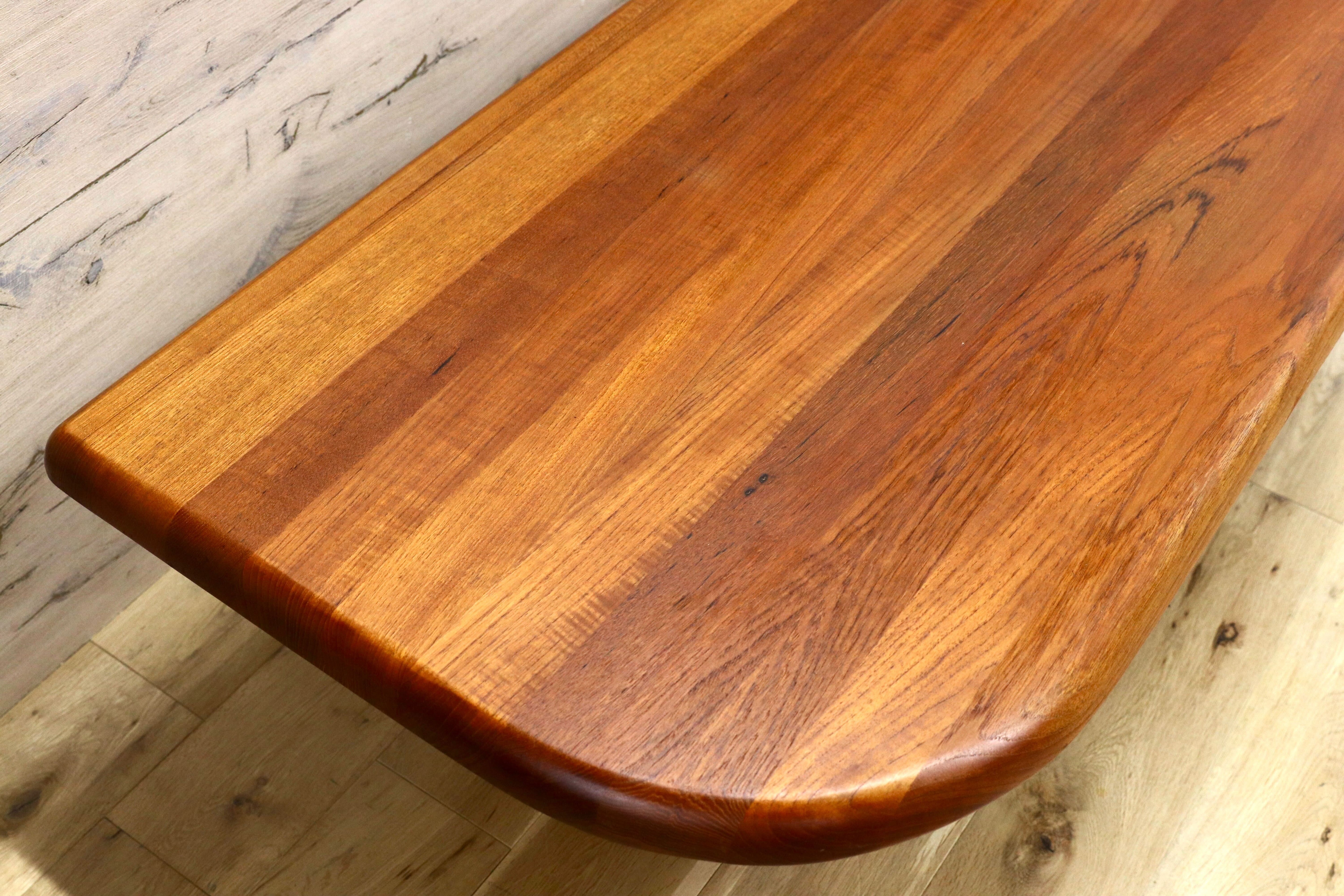 GMHK788B○北欧家具 北欧ヴィンテージ センターテーブル リビングテーブル チーク無垢材 応接机 デンマーク製 検)デューロン