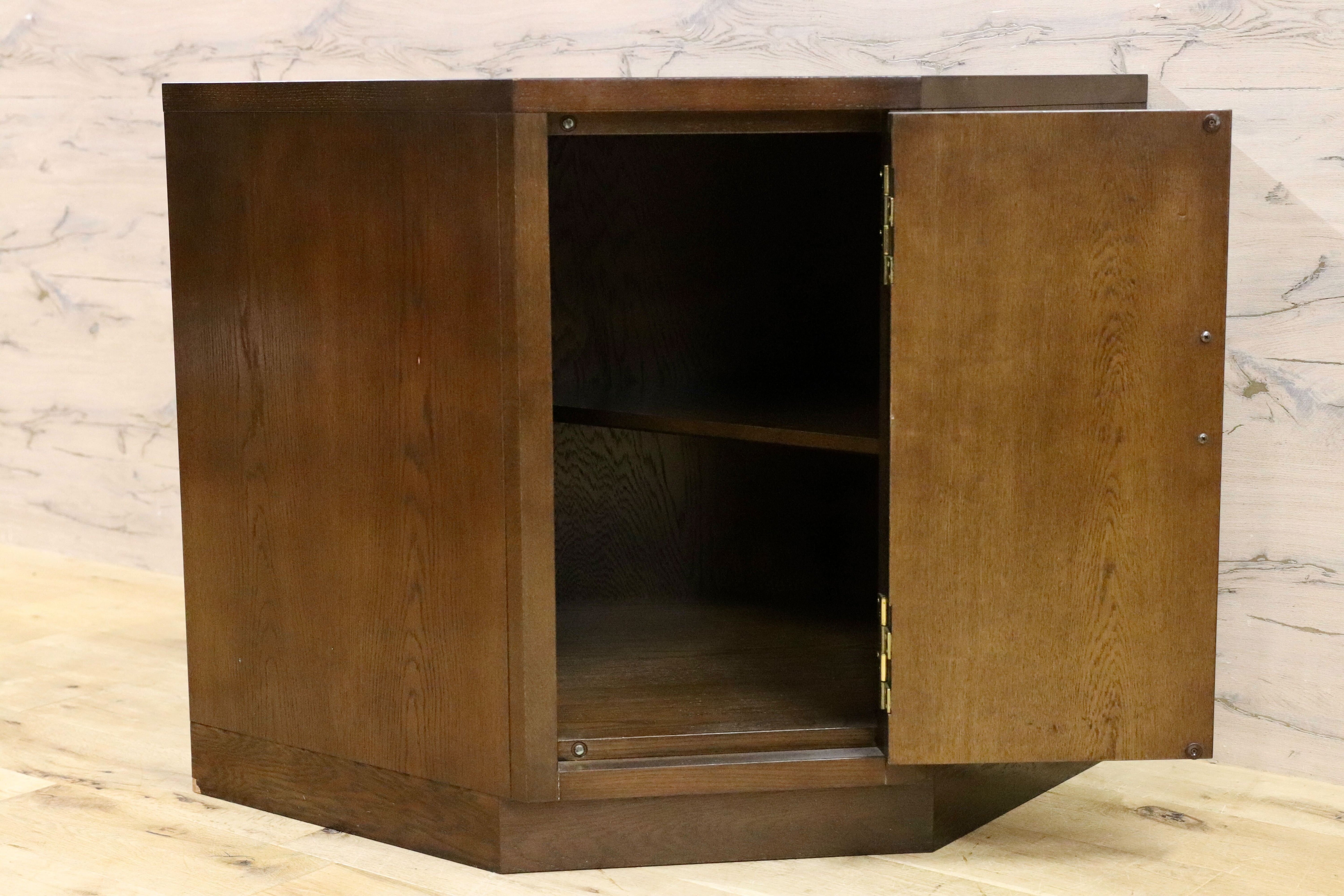 GMHN182A○domani / ドマーニ Morganton モーガントン コーナーキャビネット ヒッコリーブラウン カリモク最高峰 クラシック アンティーク