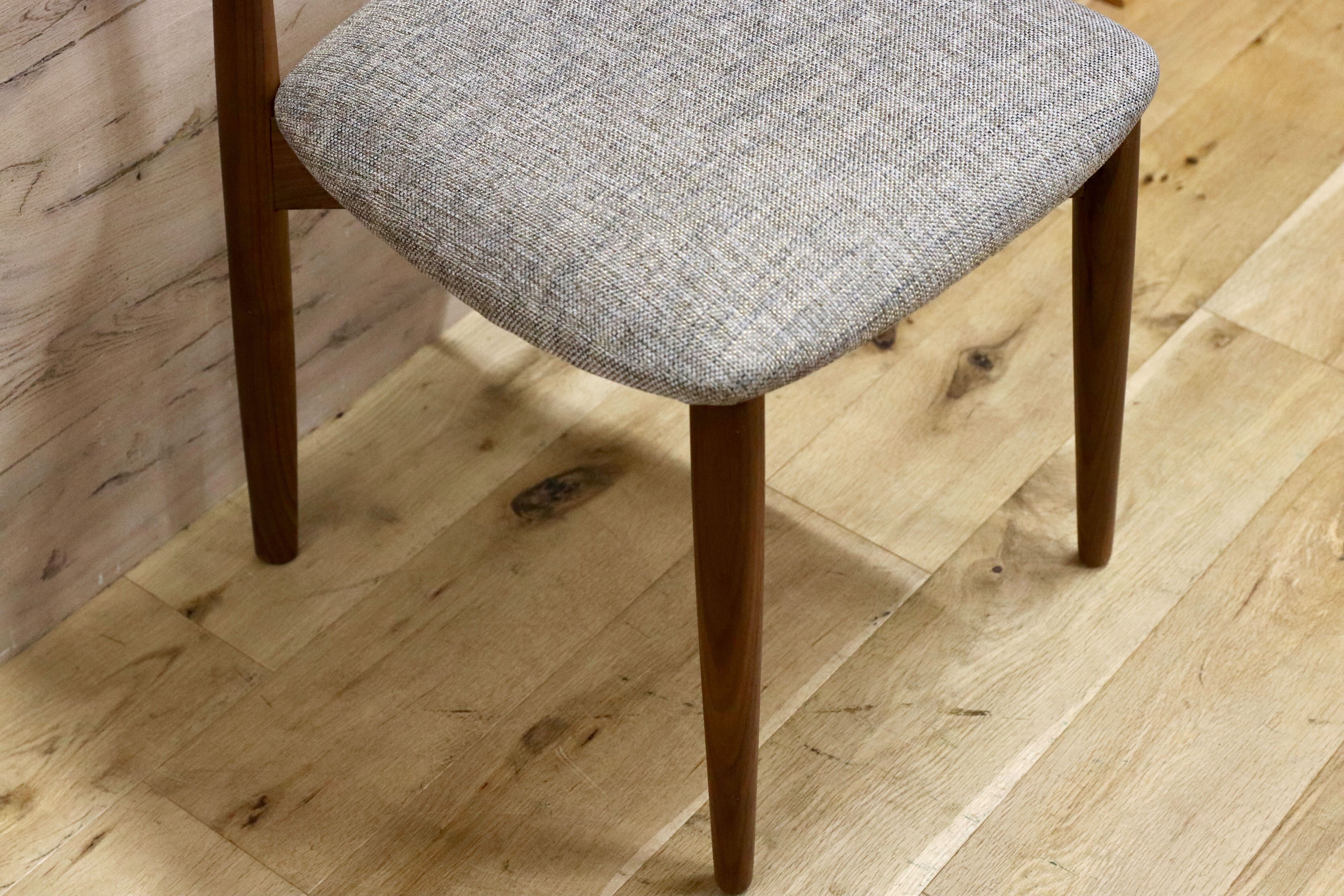 GMHN174A○桜屋工業 CHERRY チェリー ウォールナット材 ダイニングチェア 椅子 北欧スタイル 展示品