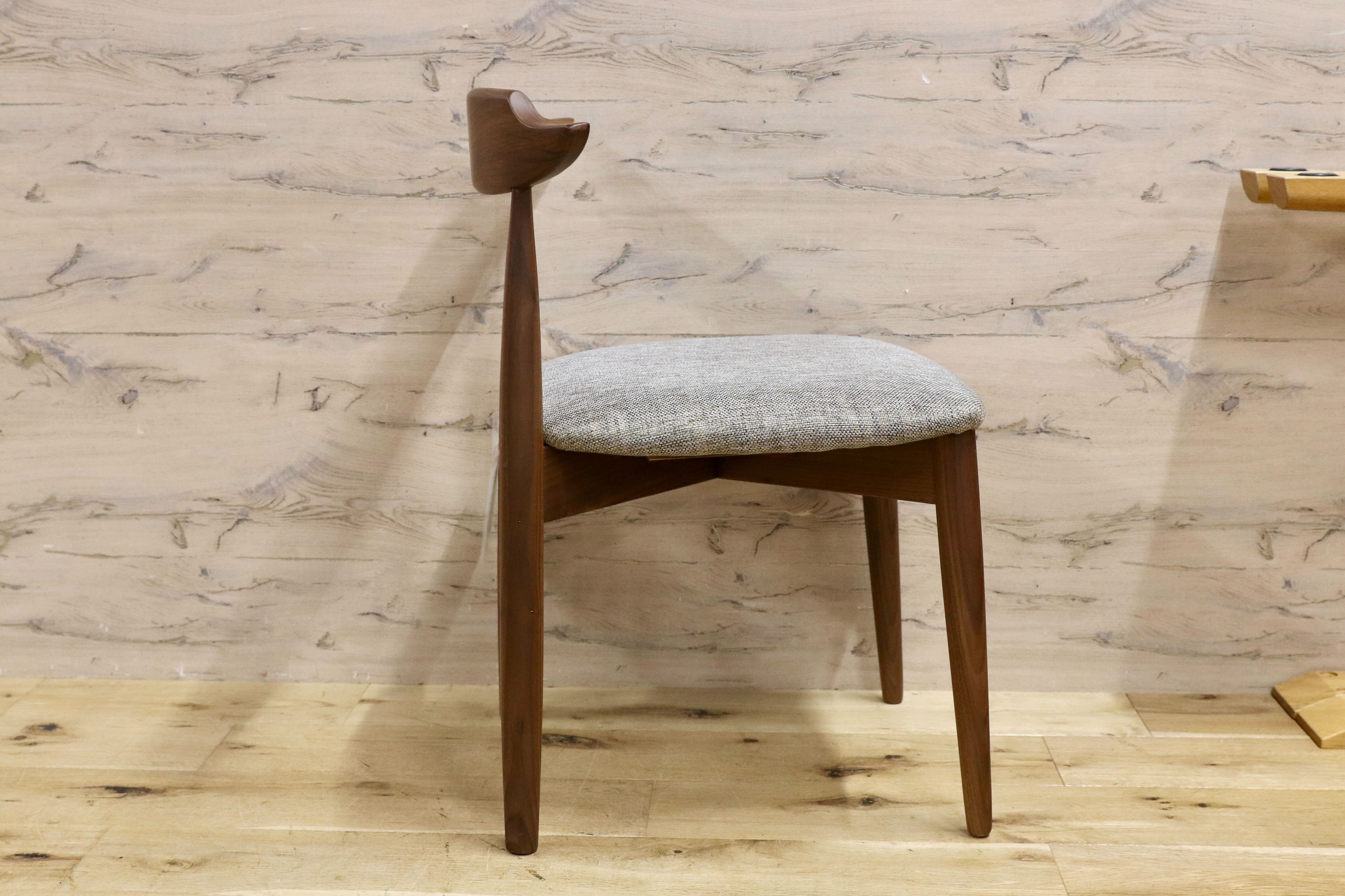 GMHN174A○桜屋工業 CHERRY チェリー ウォールナット材 ダイニングチェア 椅子 北欧スタイル 展示品