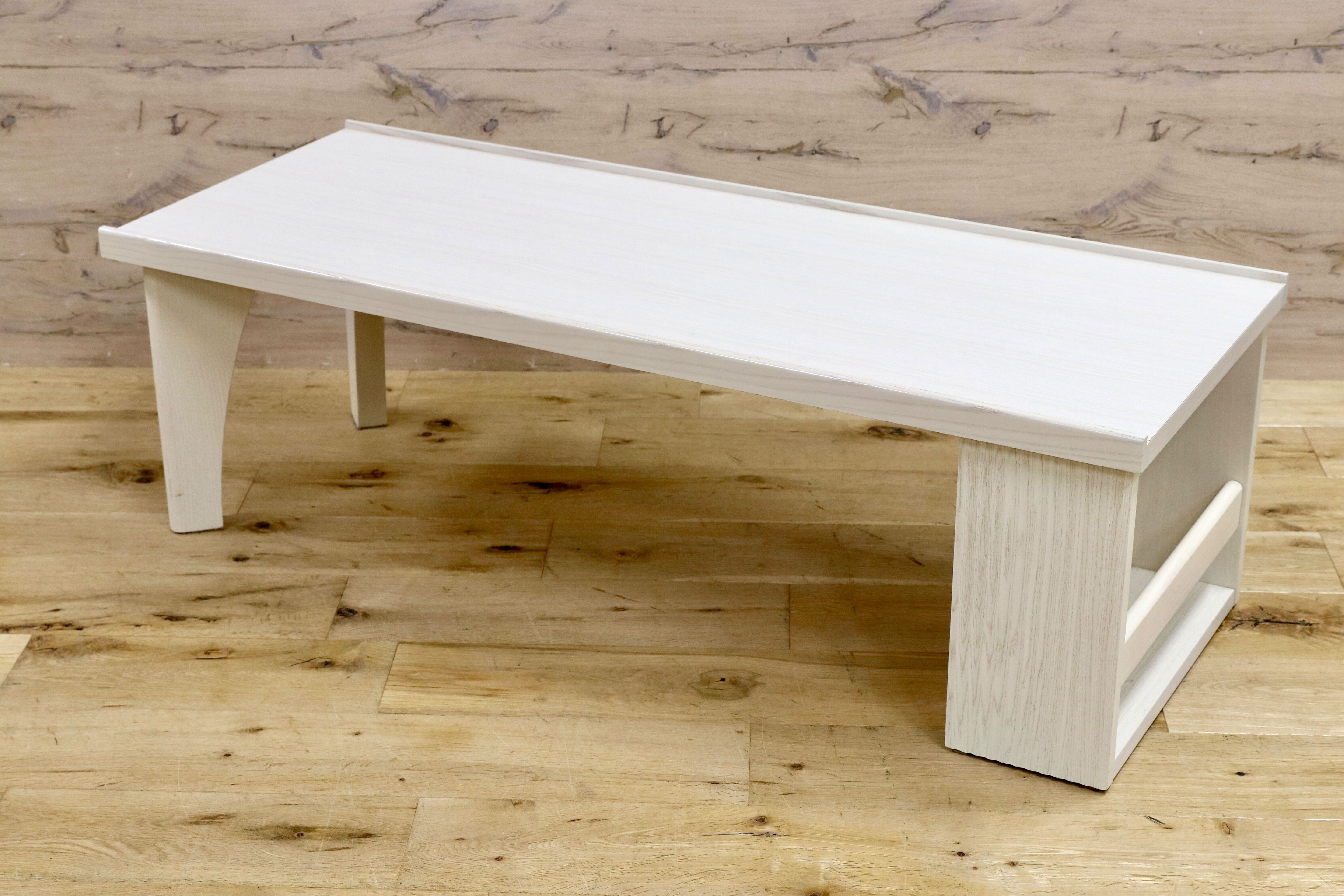 GMHN172○Meual / モーブル センターテーブル リビングテーブル ホワイト 木製 コーヒーテーブル