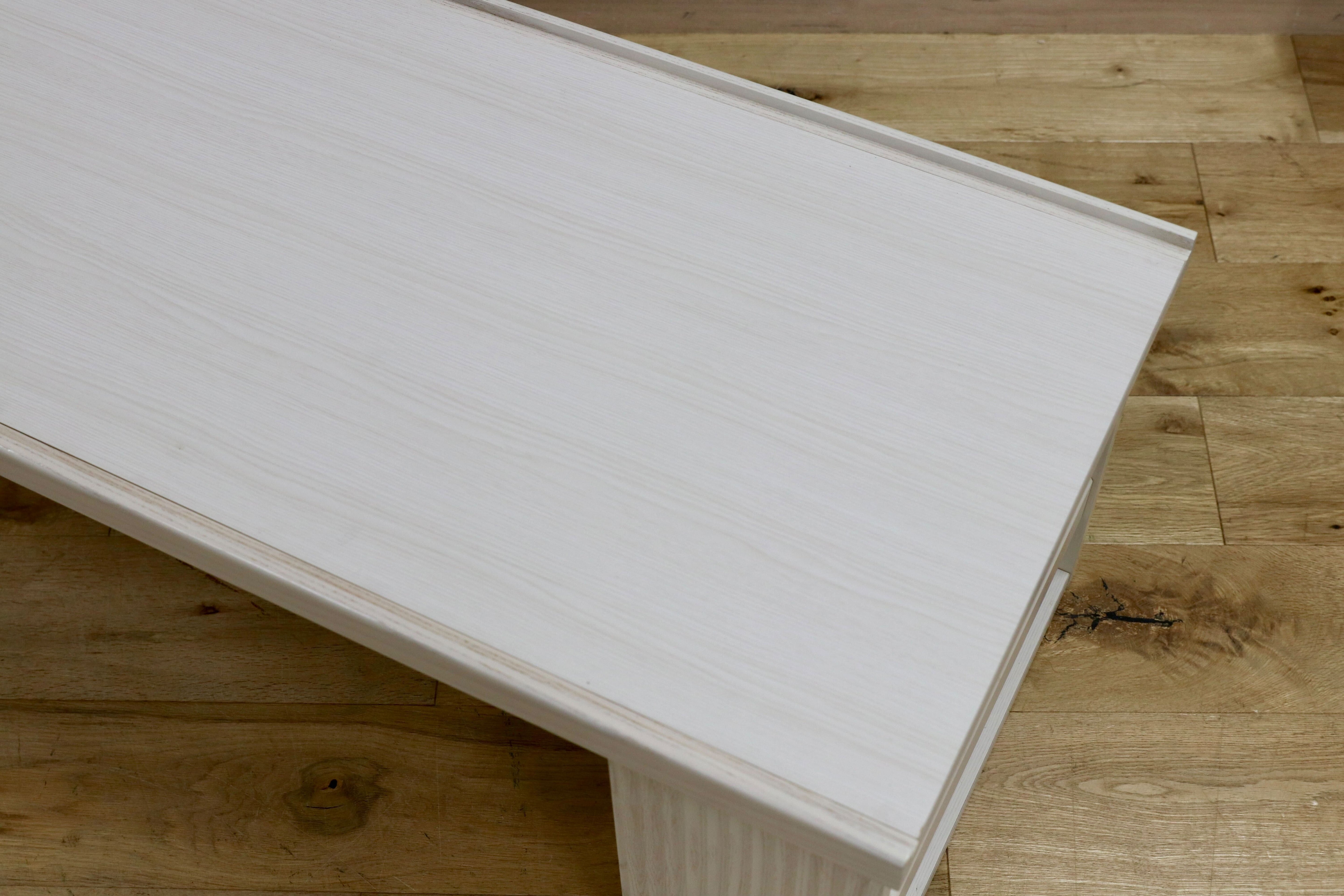 GMHN172○Meual / モーブル センターテーブル リビングテーブル ホワイト 木製 コーヒーテーブル