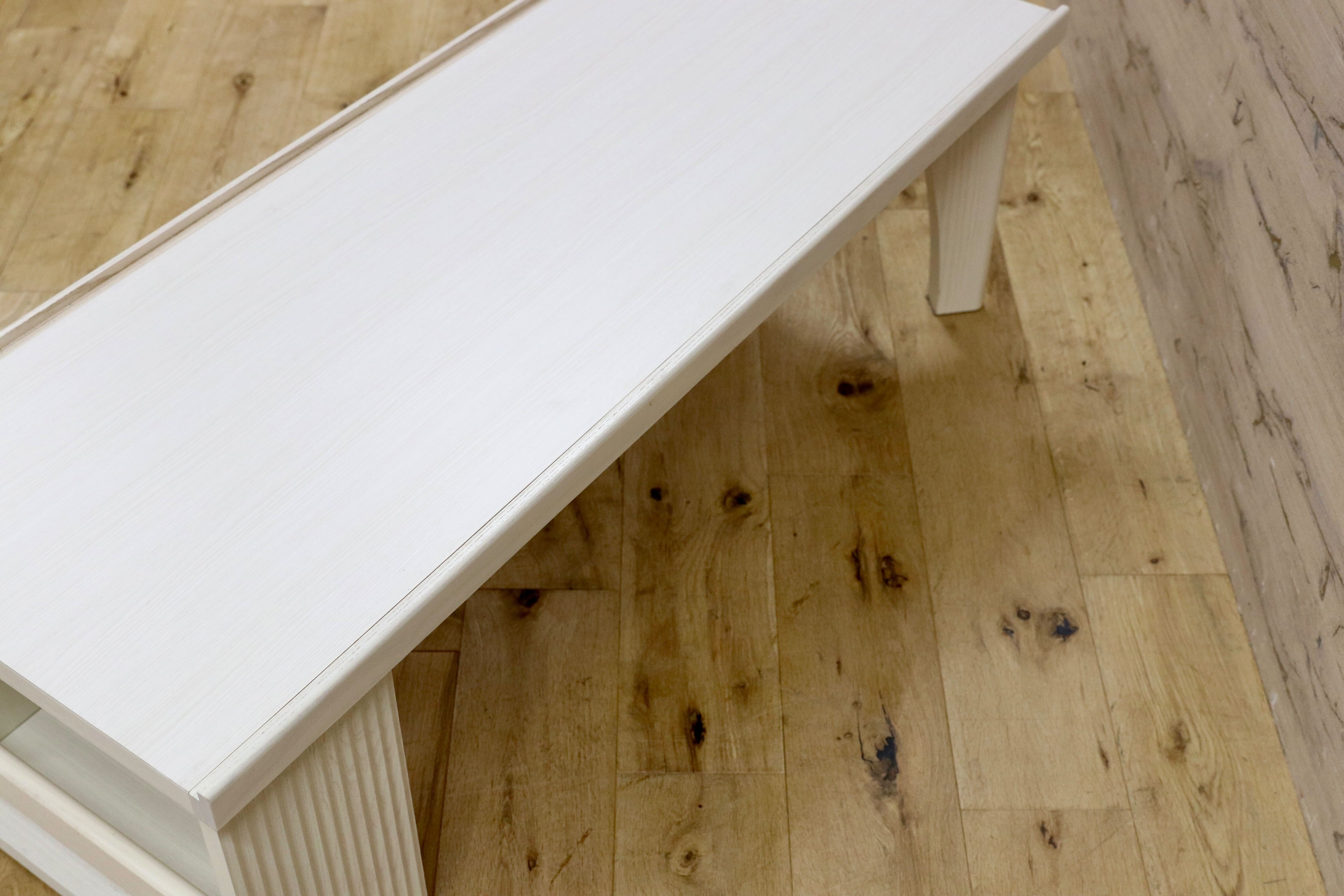 GMHN172○Meual / モーブル センターテーブル リビングテーブル ホワイト 木製 コーヒーテーブル