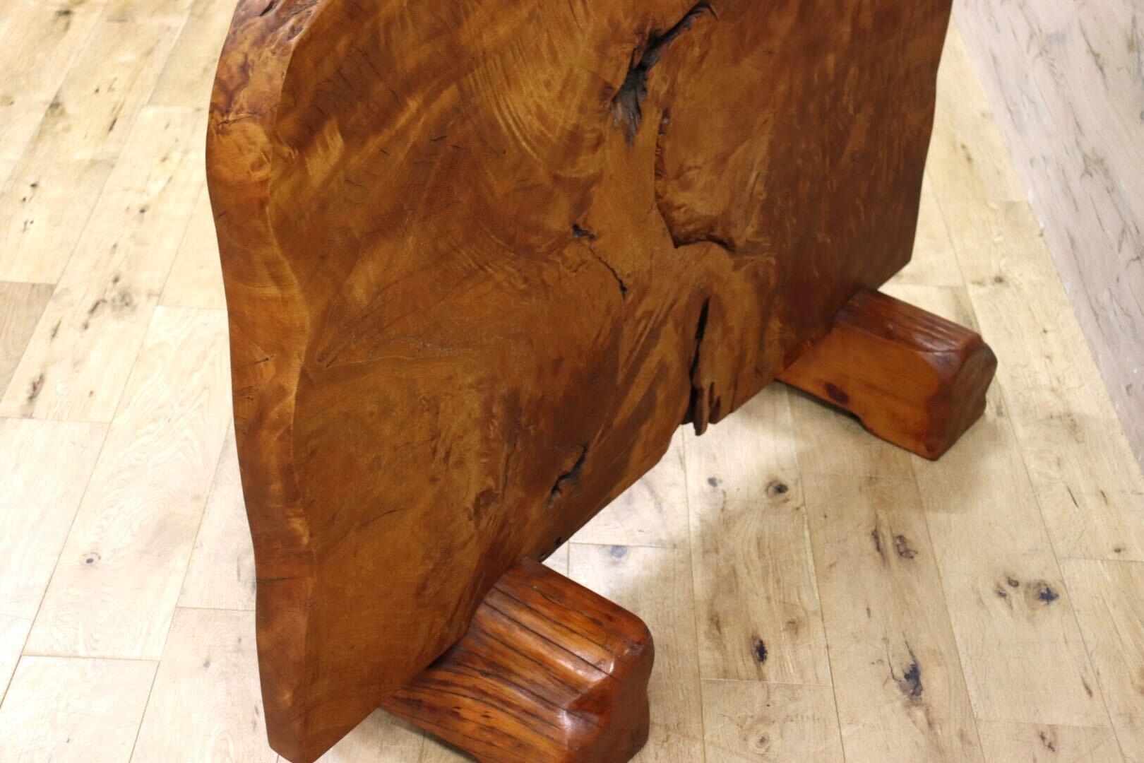 GMFS361○天然木 栃材 一枚板 衝立 パーテーション オブジェ 玄関 無垢材 古民家 和モダン 伝統工芸 レトロ