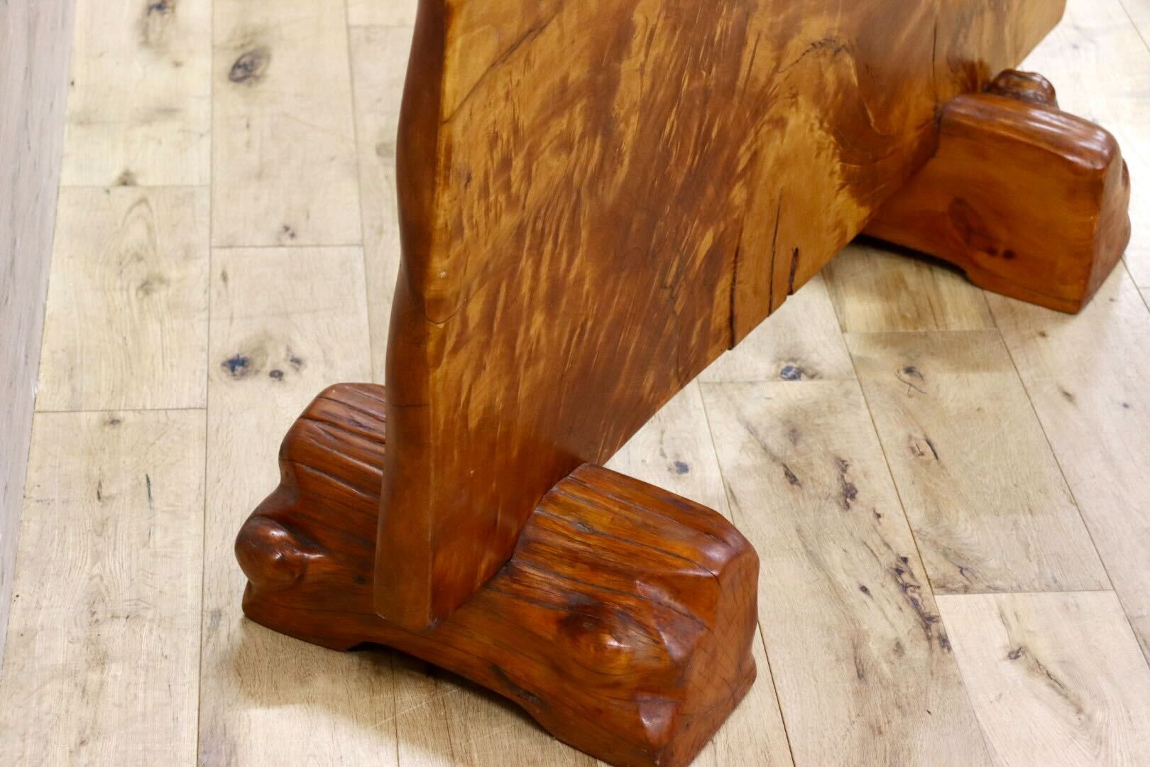 GMFS361○天然木 栃材 一枚板 衝立 パーテーション オブジェ 玄関 無垢材 古民家 和モダン 伝統工芸 レトロ