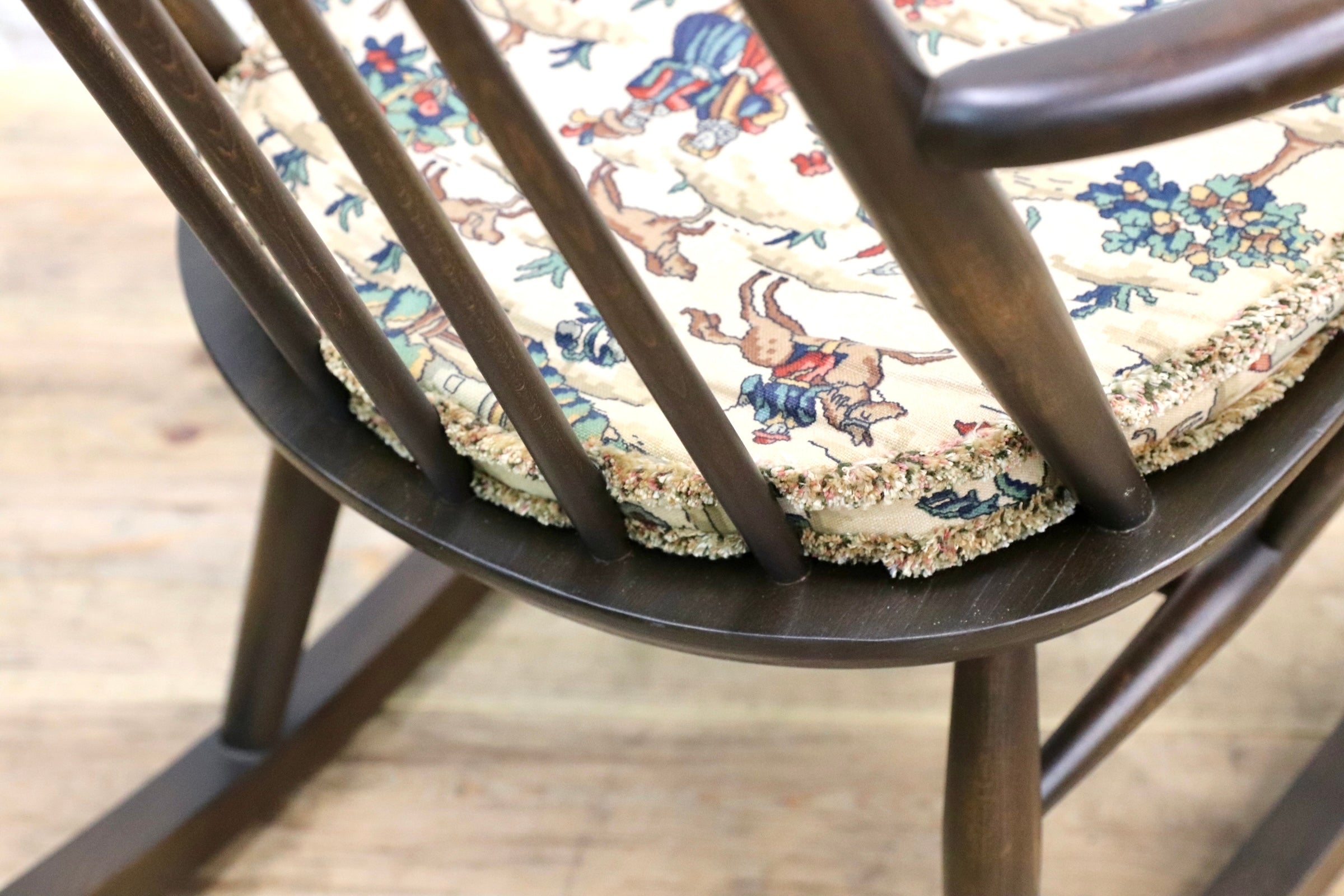 GMJS189○ERCOL / アーコール Goldsmith ゴールドスミス ロッキングチェア エルム材 ビーチ材 英国 アンティーク ヴィンテージ