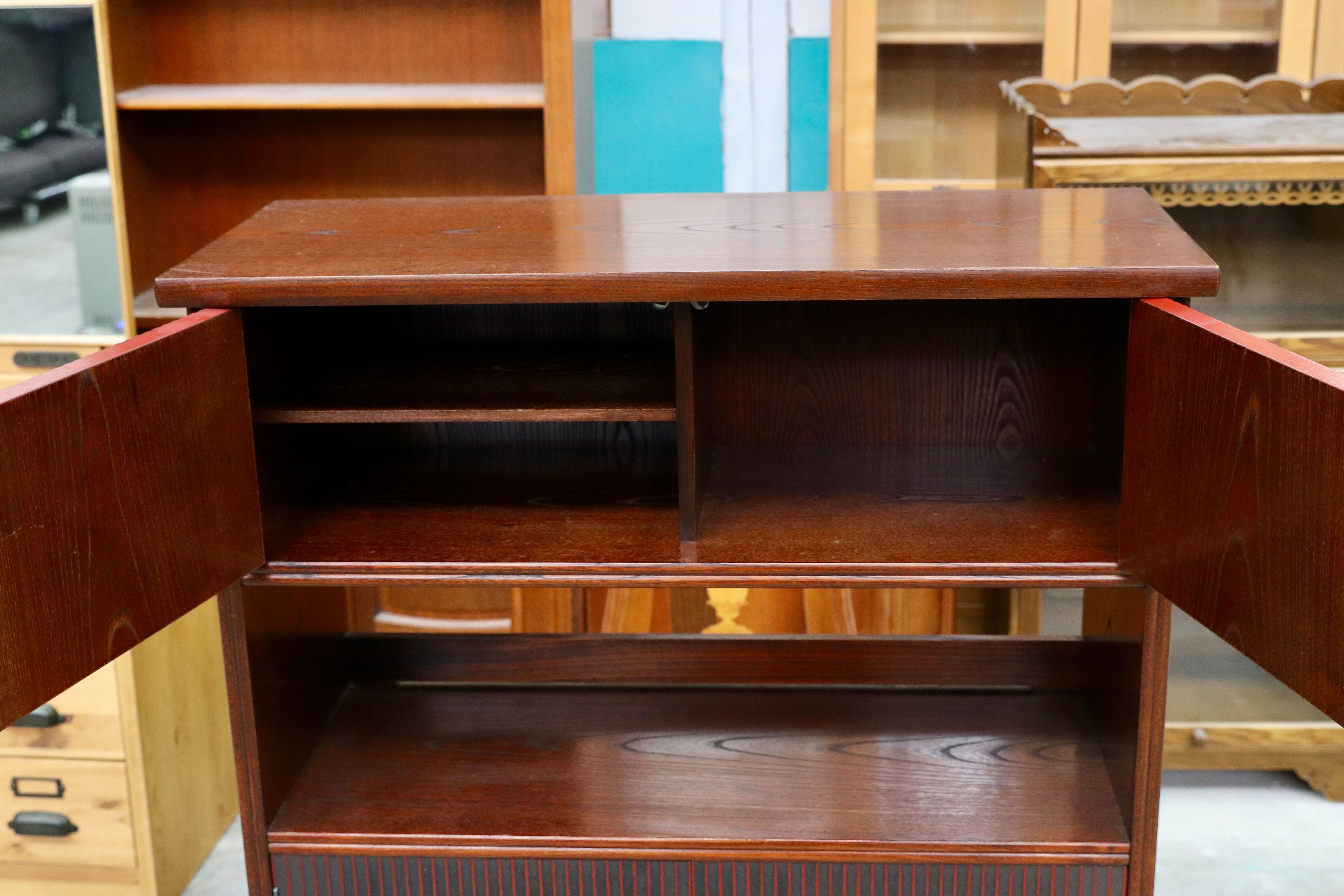 GMHK766○MORISHIGE / モリシゲ 茶棚 飾り棚 キャビネット サイドボード リビングボード 和家具 和モダン レトロ IDC大塚家具 大正モダン