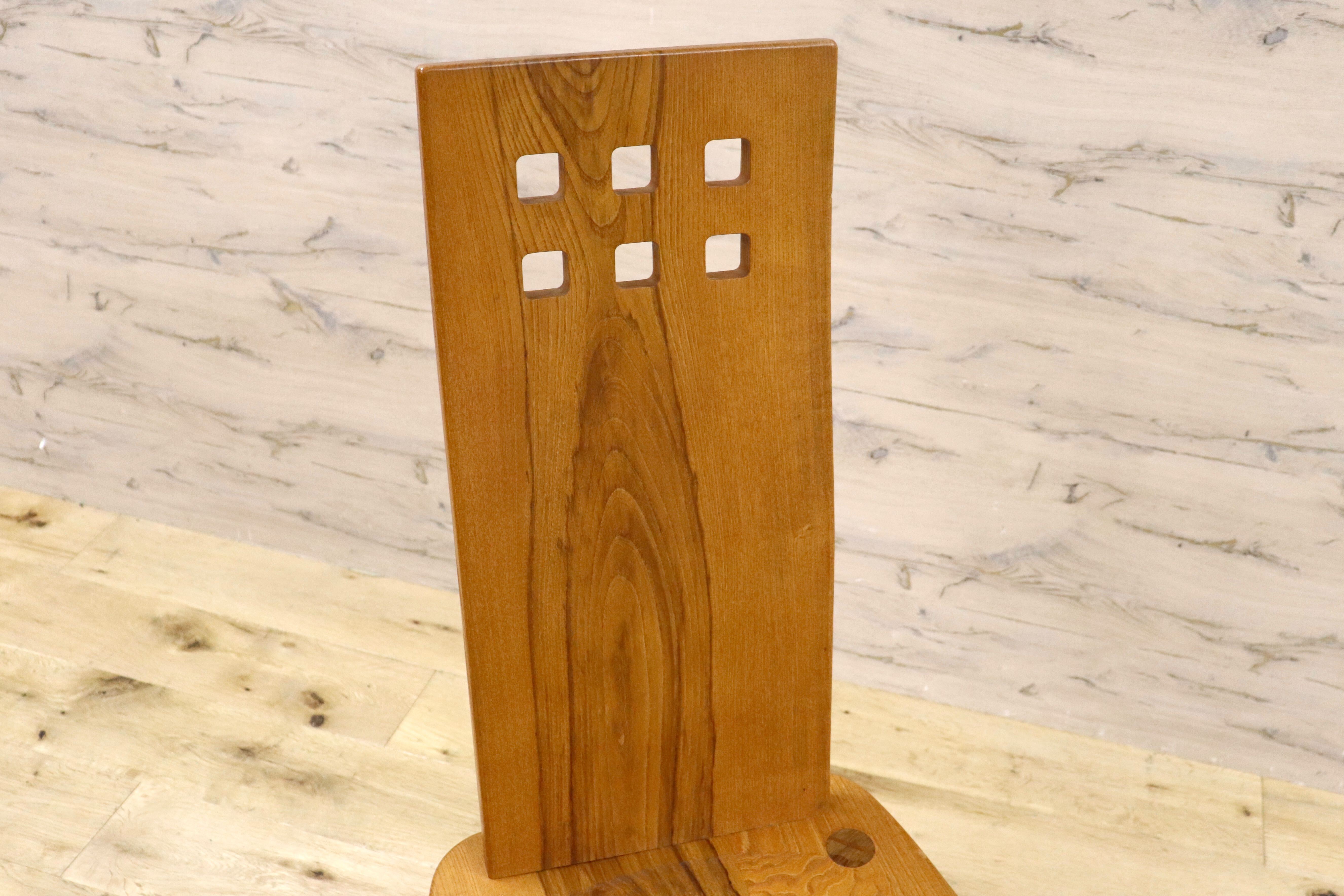 GMHS184B○谷材木店 谷信英 ダイニングチェア アームレスチェア 天然木 無垢 ナチュラル カントリー 工房家具 2脚セット