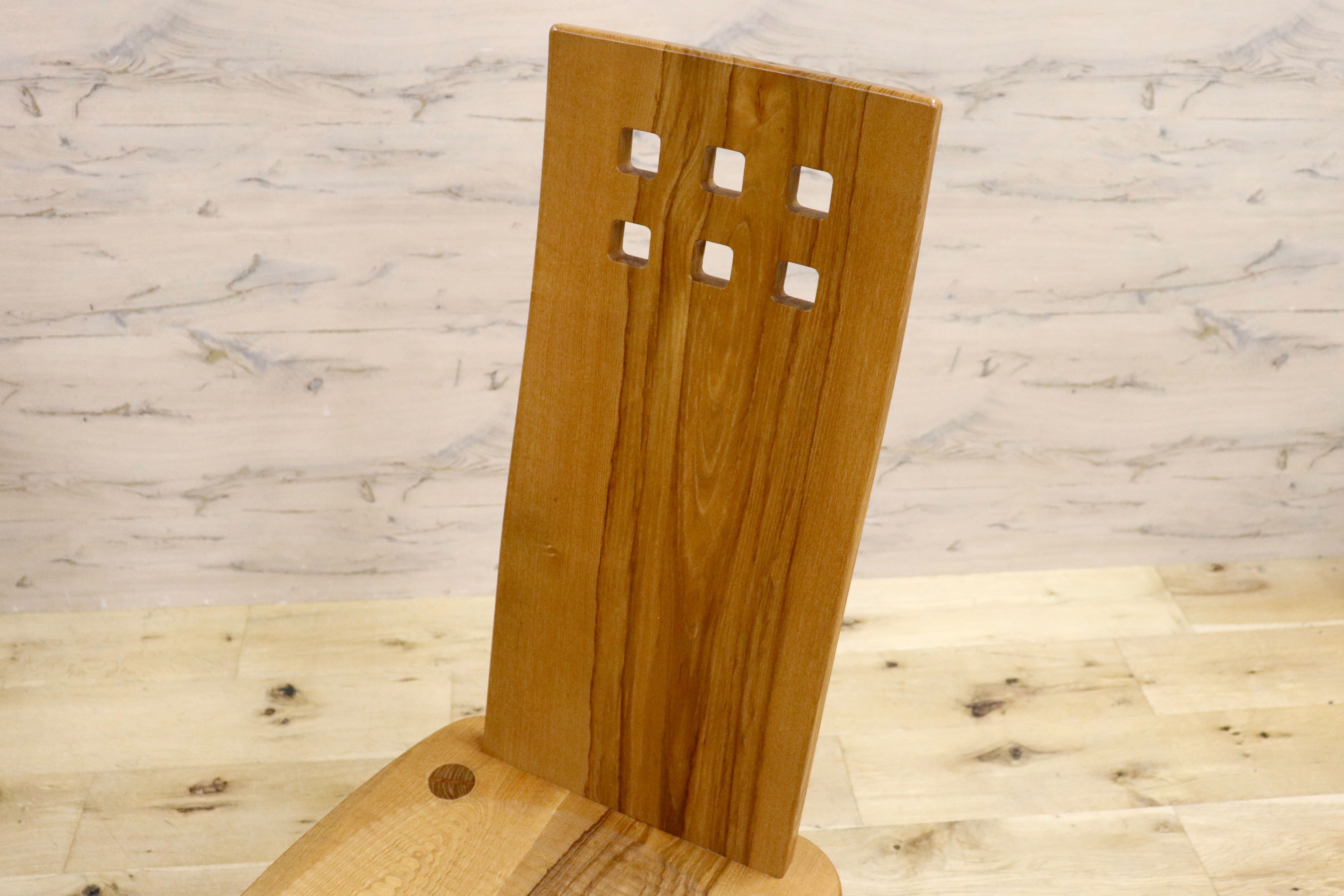 GMHS184B○谷材木店 谷信英 ダイニングチェア アームレスチェア 天然木 無垢 ナチュラル カントリー 工房家具 2脚セット