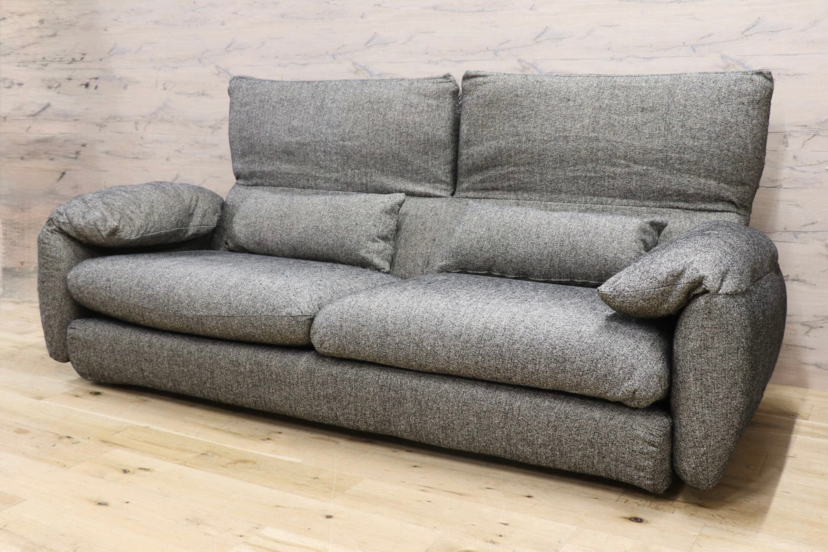GMJH341○HUKLA / フクラ 3人掛けソファ エディナ EDINA ハイバックソファ ファブリック カバーリング モダン 定価約65万