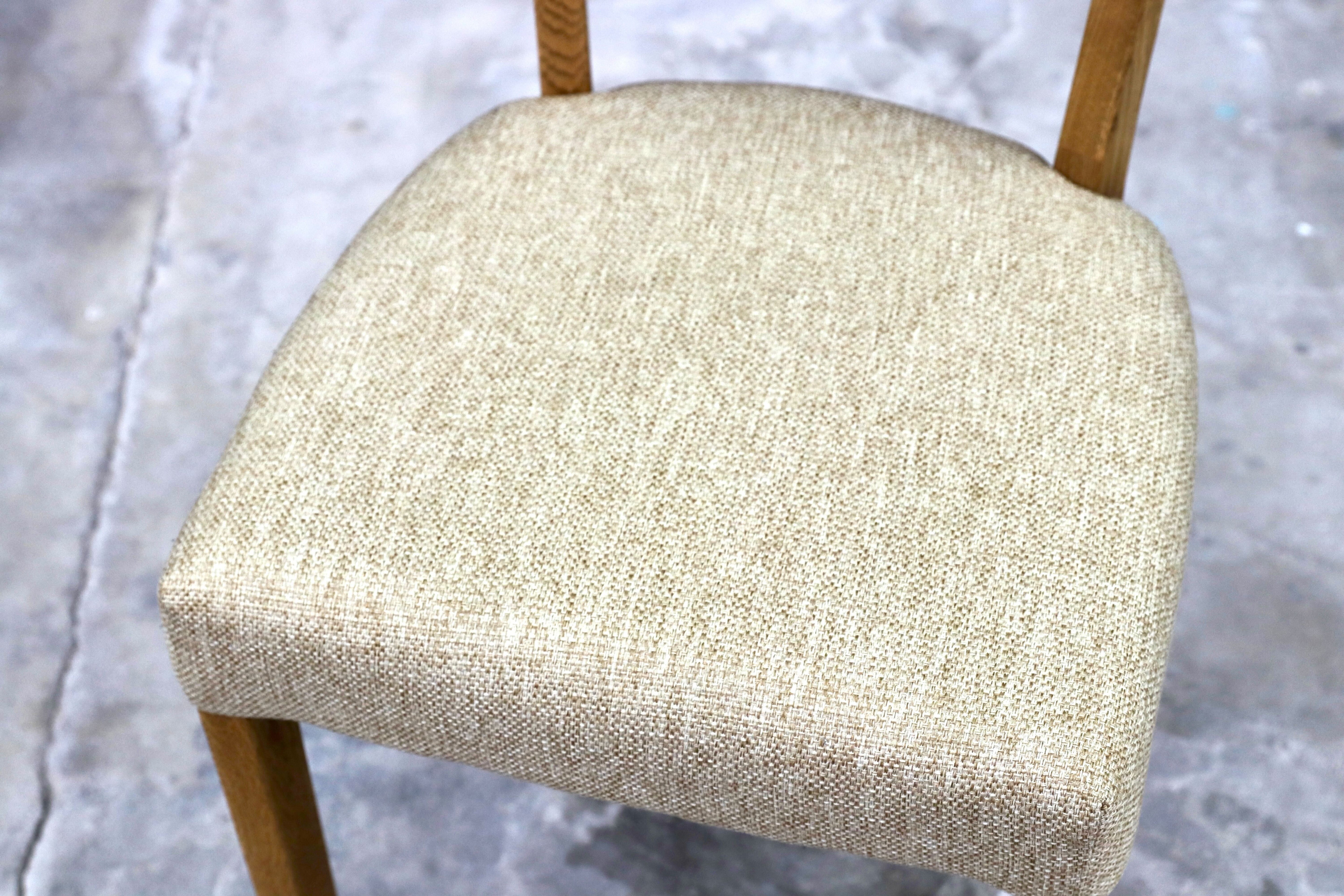 GMHH476○crash gate / クラッシュゲート イージーライフ BAKER CHAIR ダイニングチェア 椅子 オーク材 ファブリック 北欧スタイル