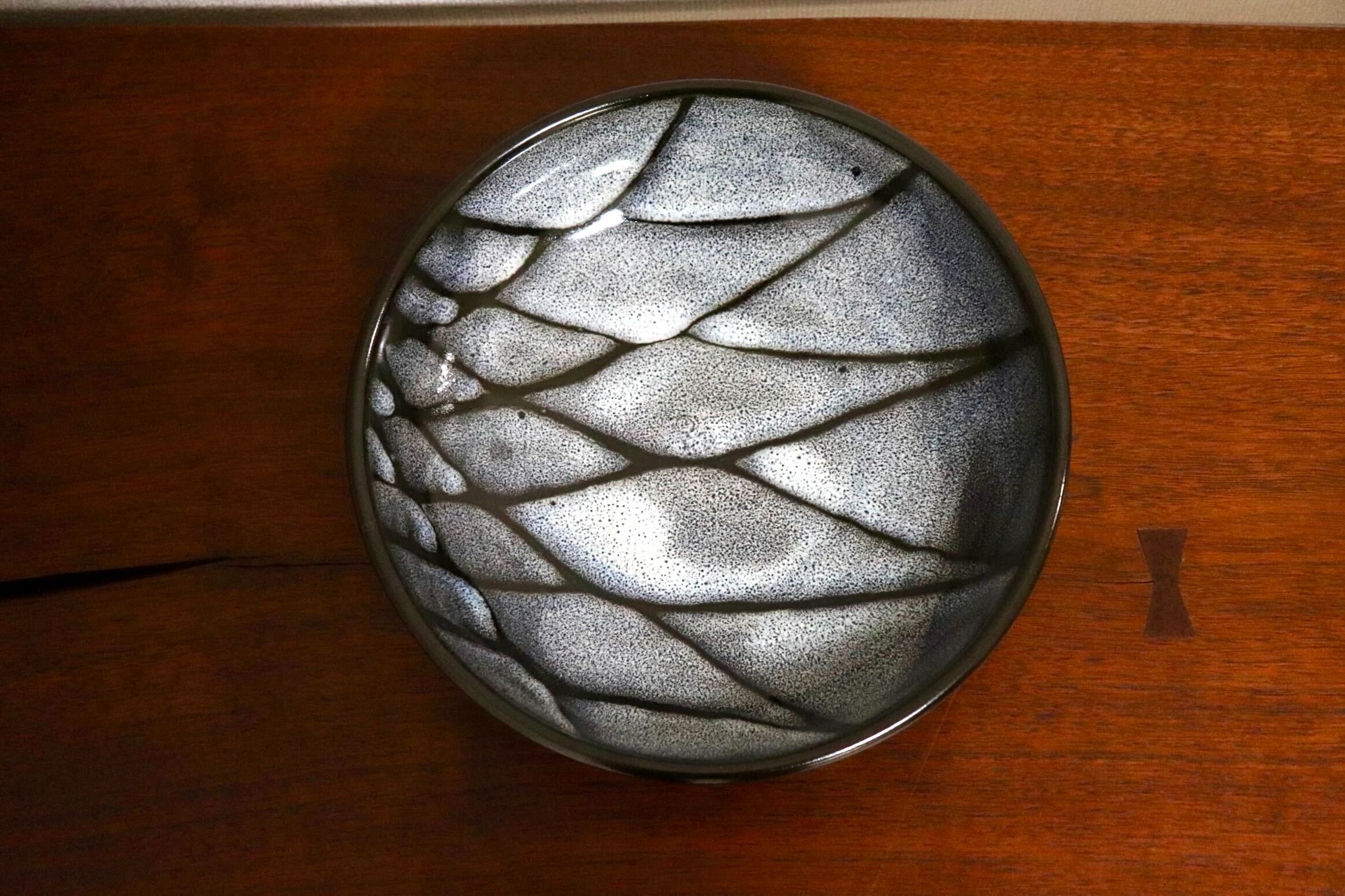 GMIO331○陶勝窯 丹波焼 網目鉢 市野勝 市野勝磯 陶器 工芸品 丹波篠山 未使用