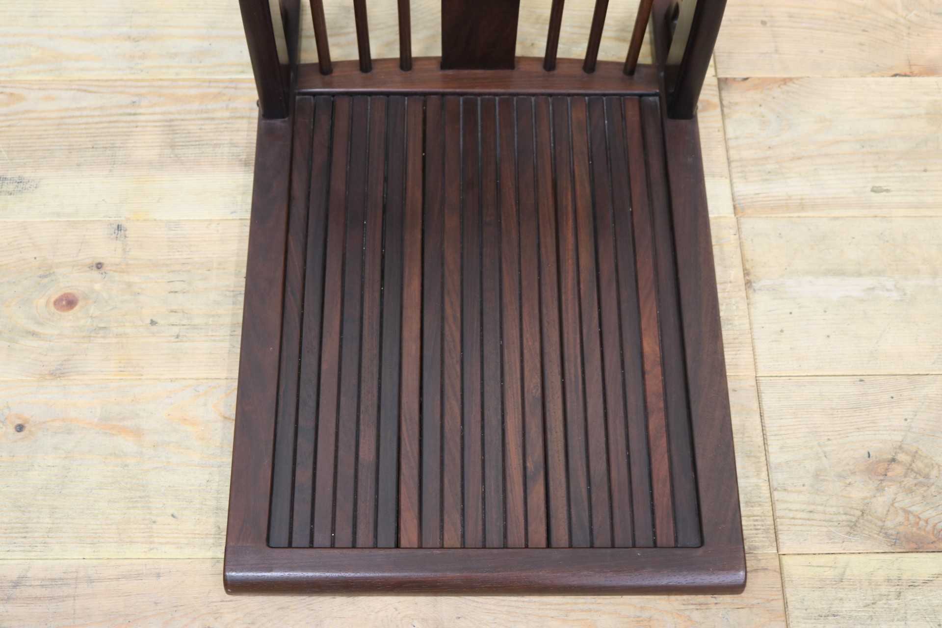 GMIS465C○唐木 座椅子 座敷椅子 ローチェア 無垢材 花梨 和家具 座敷 和室