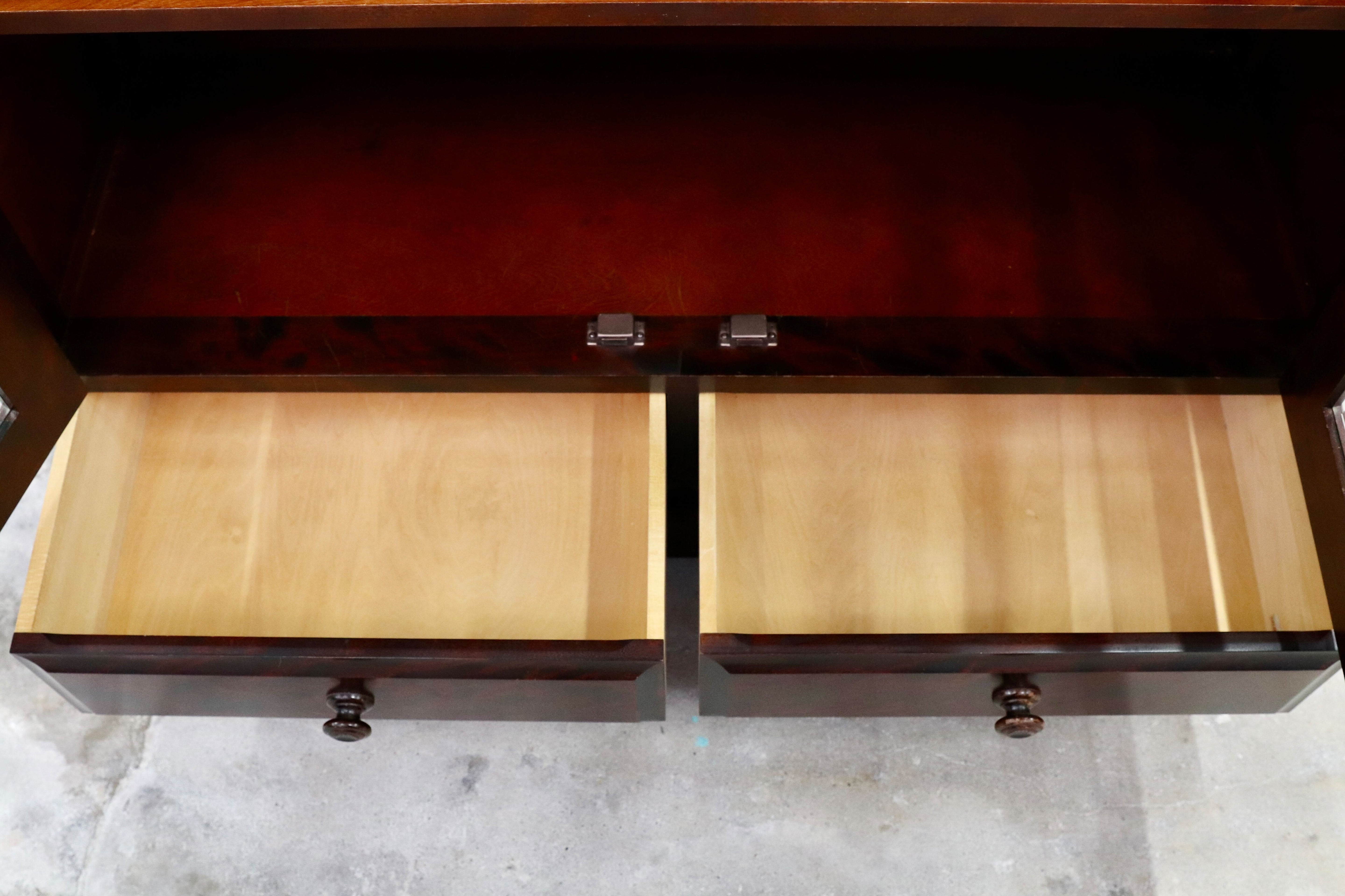 GMHK780○北海道民芸家具 ブックシェルフ 本棚 本箱 キャビネット ブックキャビネット 飾り棚 樺材 飛騨産業 民藝 アンティーク調 和家具