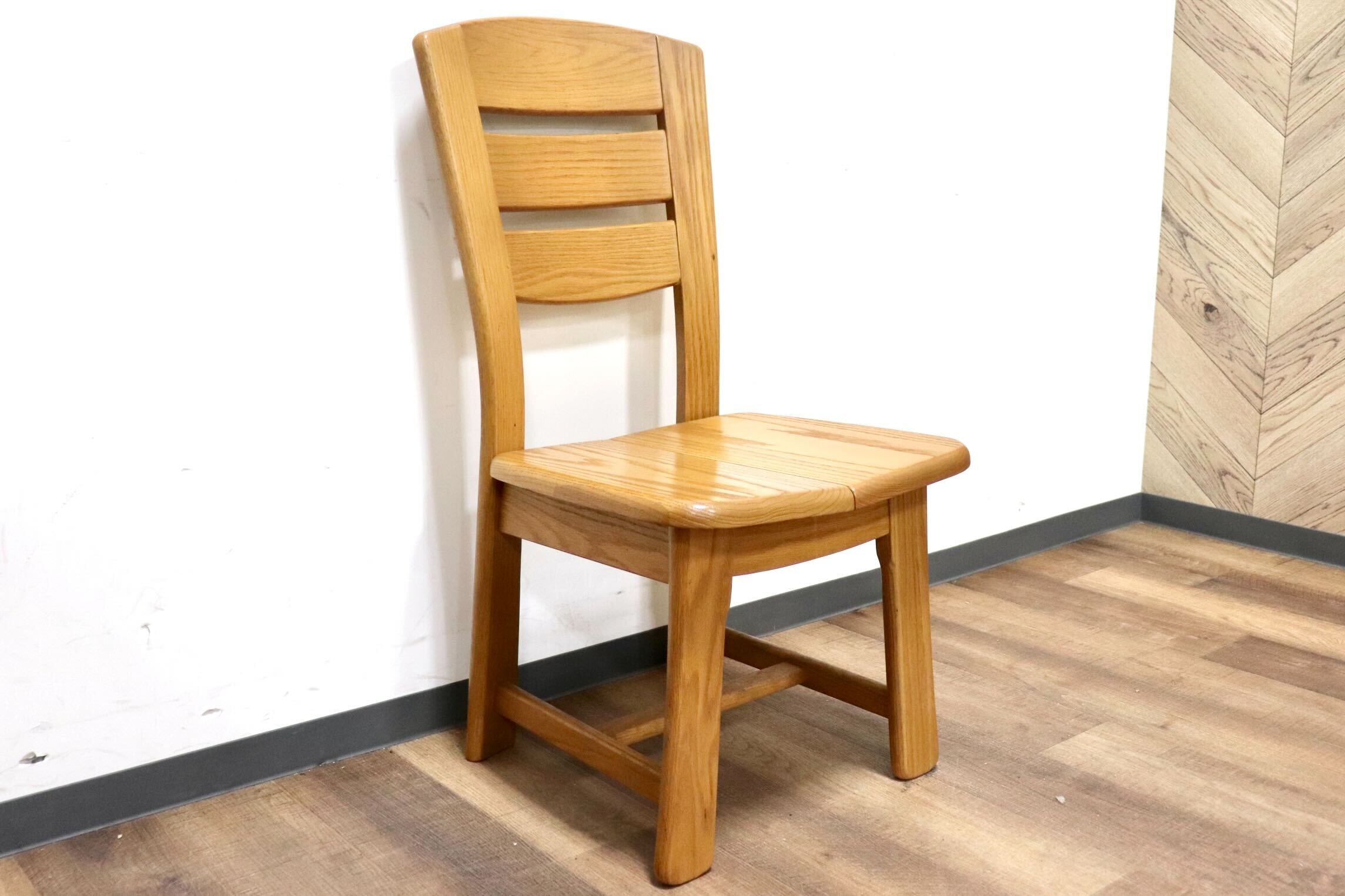 GMHK221A○TAIHEI / 太平産業 WINDS ダイニングチェア 食卓椅子 アームレスチェア オーク材 無垢 ナチュラル モダン カントリー 飛騨家具