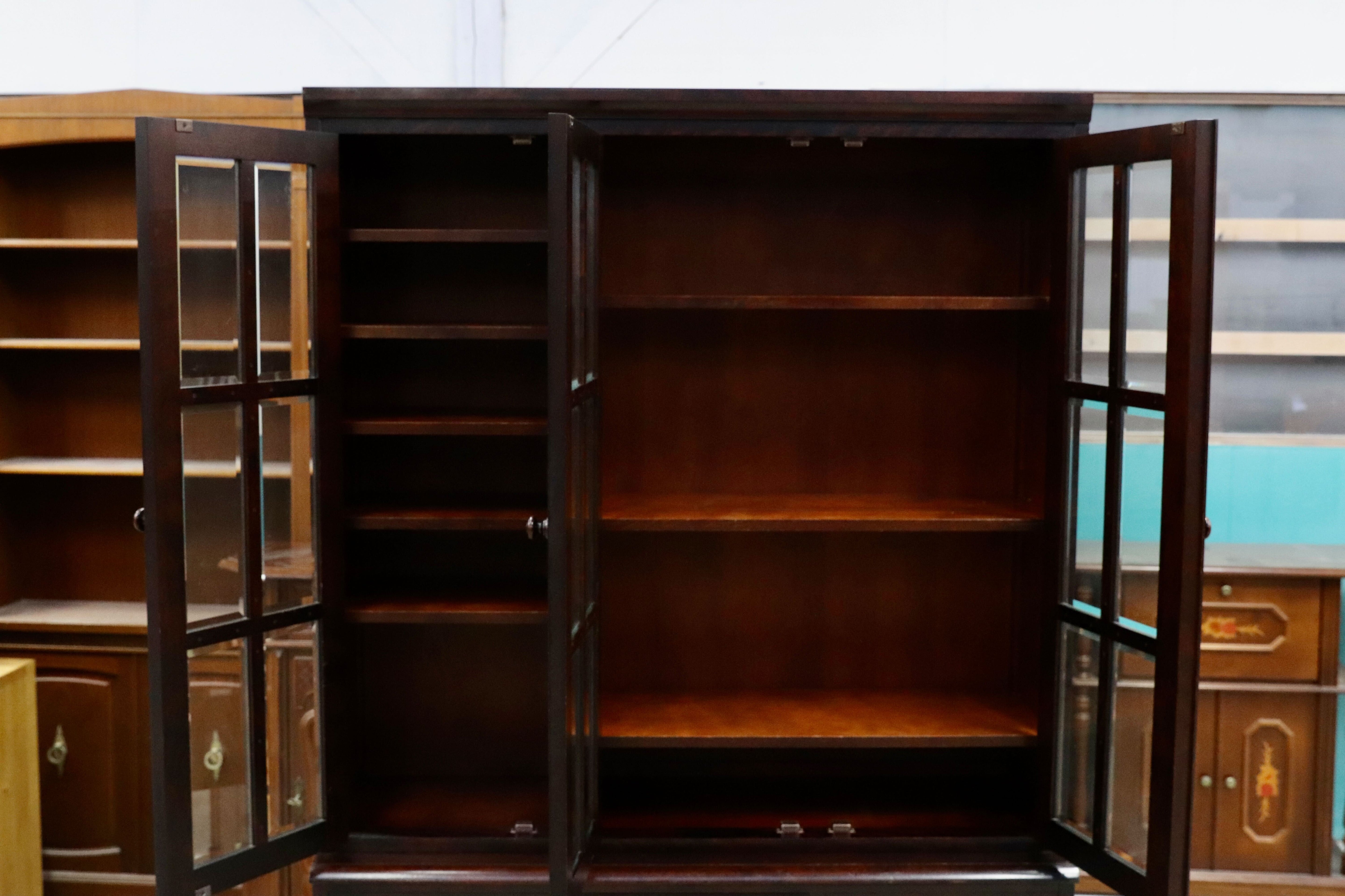 GMHK780B○北海道民芸家具 食器棚 飾り棚 キャビネット 水屋棚 カップボード 樺無垢材 民藝 アンティーク 和家具 飛騨産業