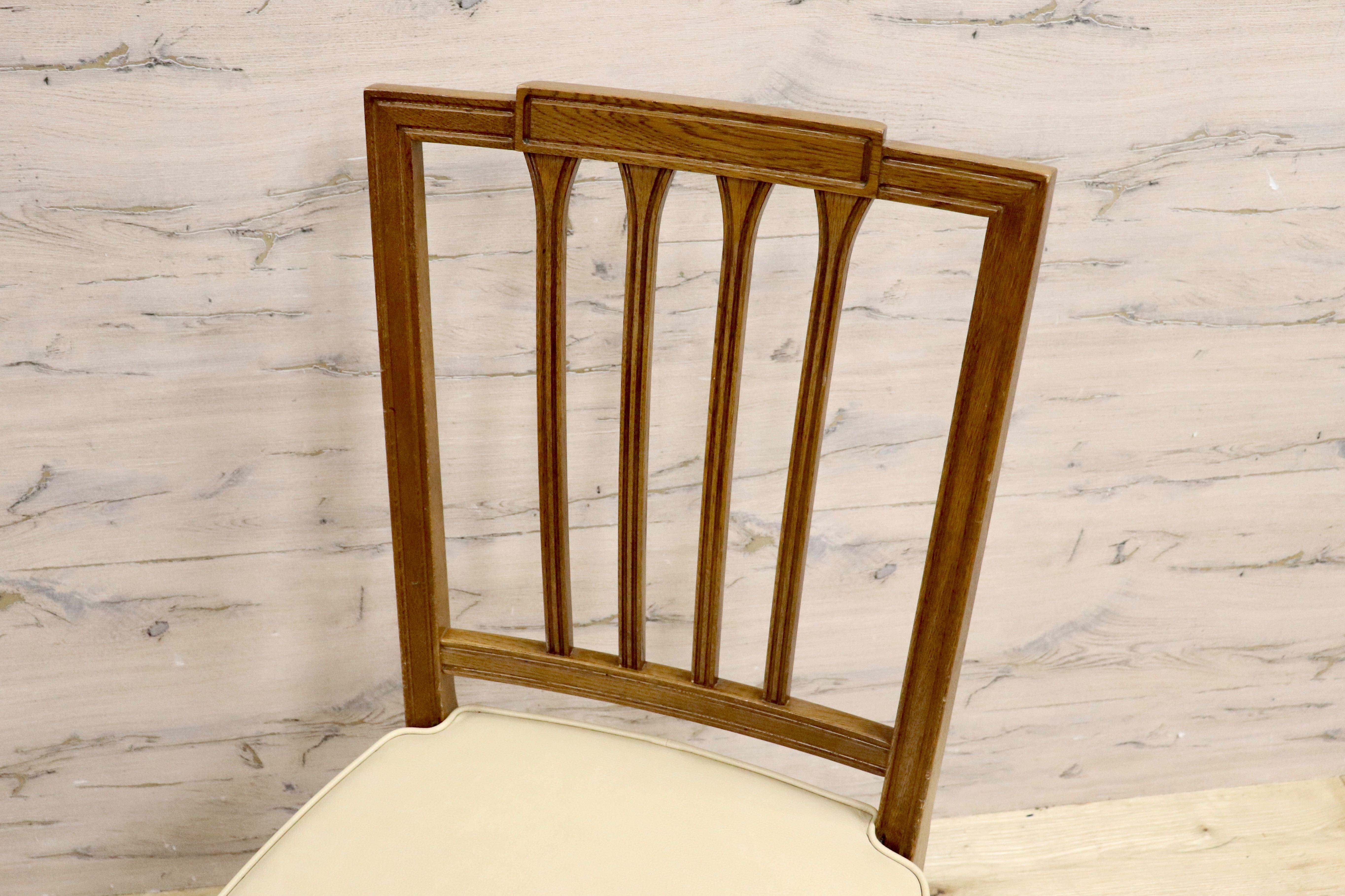 GMHS360A○domani / ドマーニ カリモク最高峰 QUEENS LIFE ダイニングチェア アームレスチェア 2脚セット レザー アイボリー 定価約20万