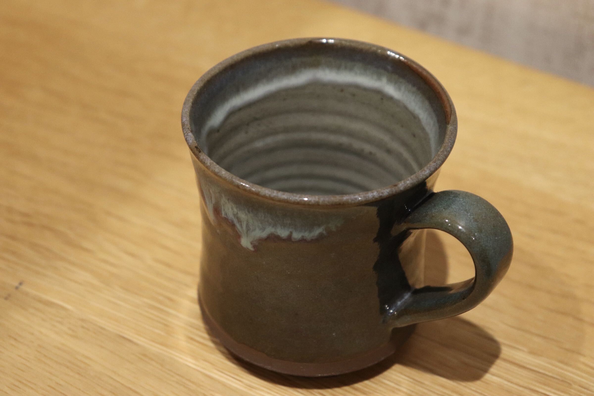 GMIO514◯市野悟窯 丹波焼 マグカップ 小 コーヒーカップ 陶器 伝統工芸 丹波篠山 未使用