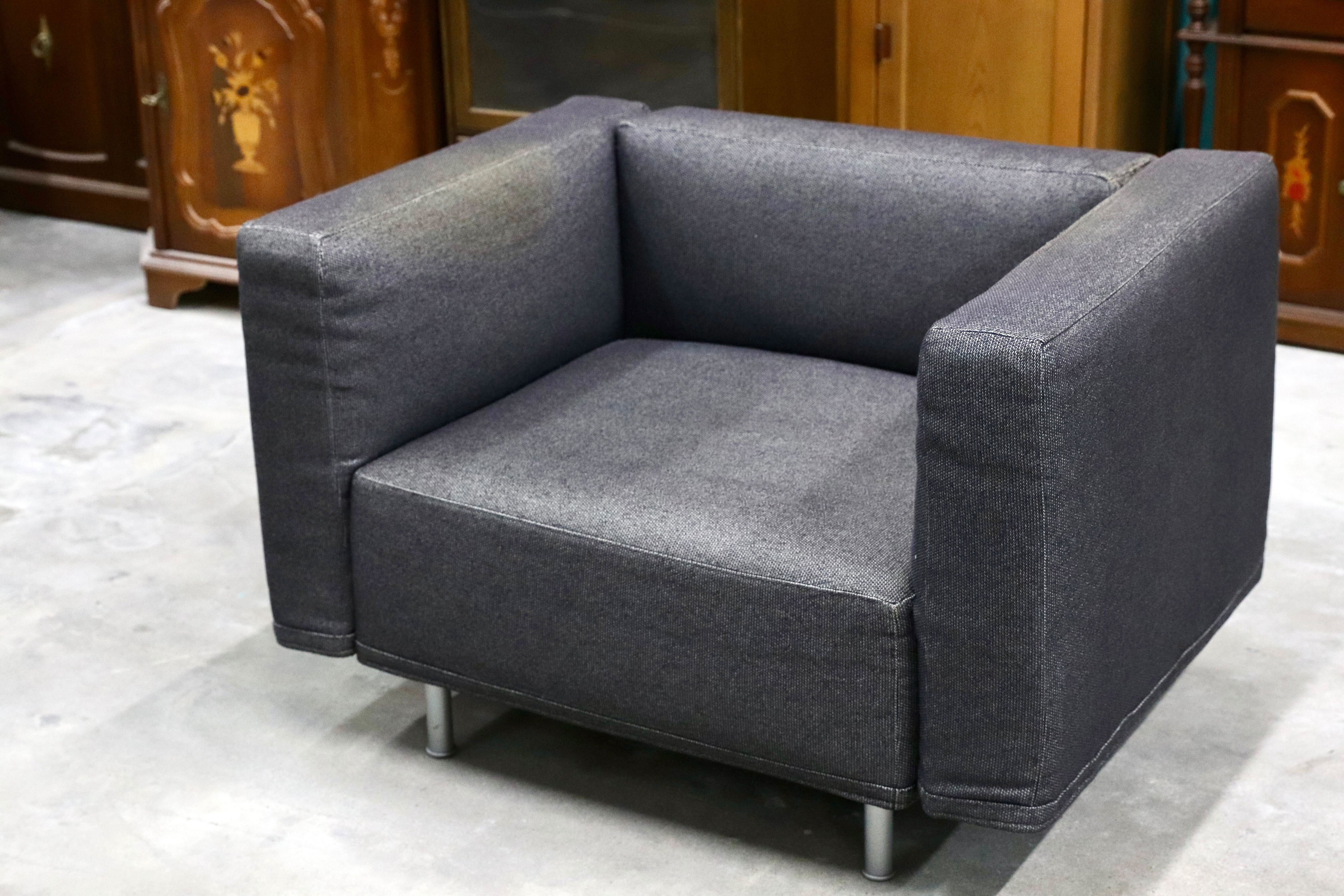 GMHK784○Cassina / カッシーナ GRANDANGOLO グランダンゴロ 1人掛けソファ シングルソファ イタリアモダン フランチェスコ・ビンファレ