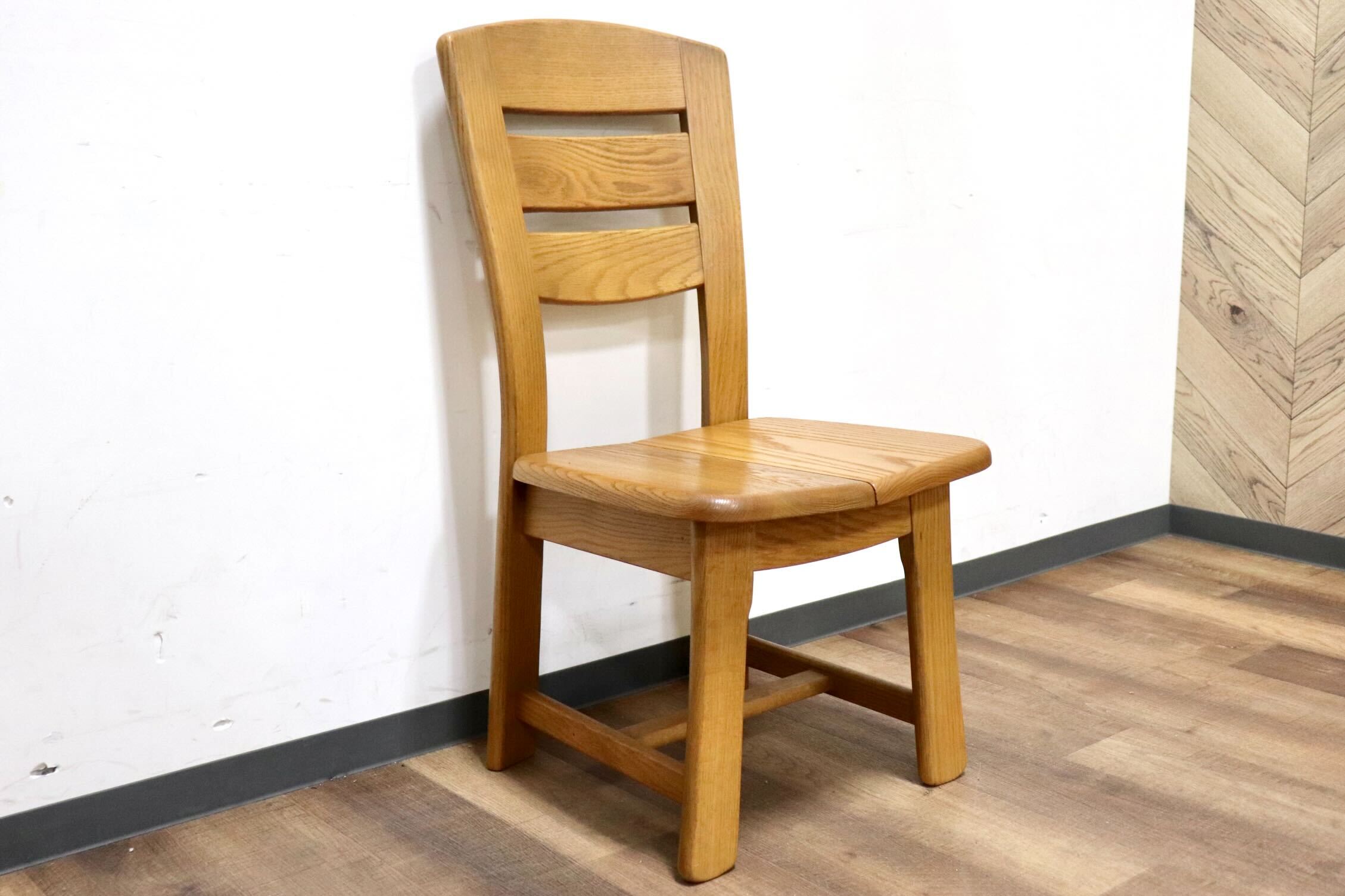 GMHK221E○TAIHEI / 太平産業 WINDS ダイニングチェア 食卓椅子 アームレスチェア オーク材 無垢 ナチュラル モダン カントリー 飛騨家具