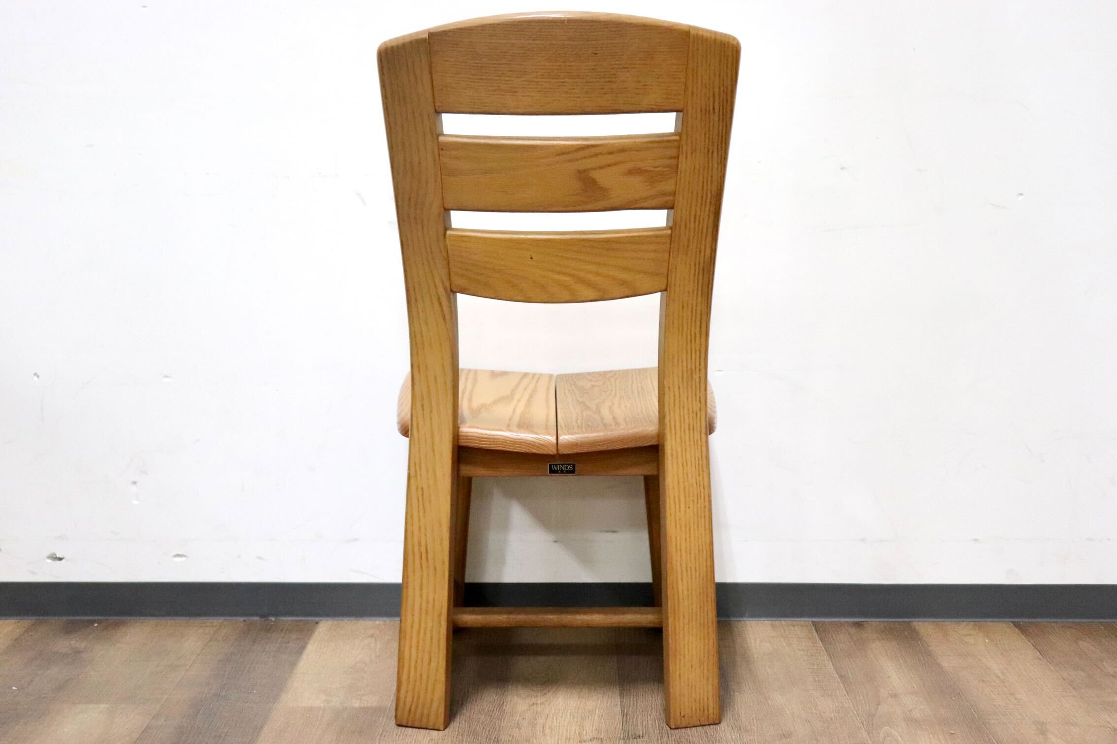 GMHK221E○TAIHEI / 太平産業 WINDS ダイニングチェア 食卓椅子 アームレスチェア オーク材 無垢 ナチュラル モダン カントリー 飛騨家具