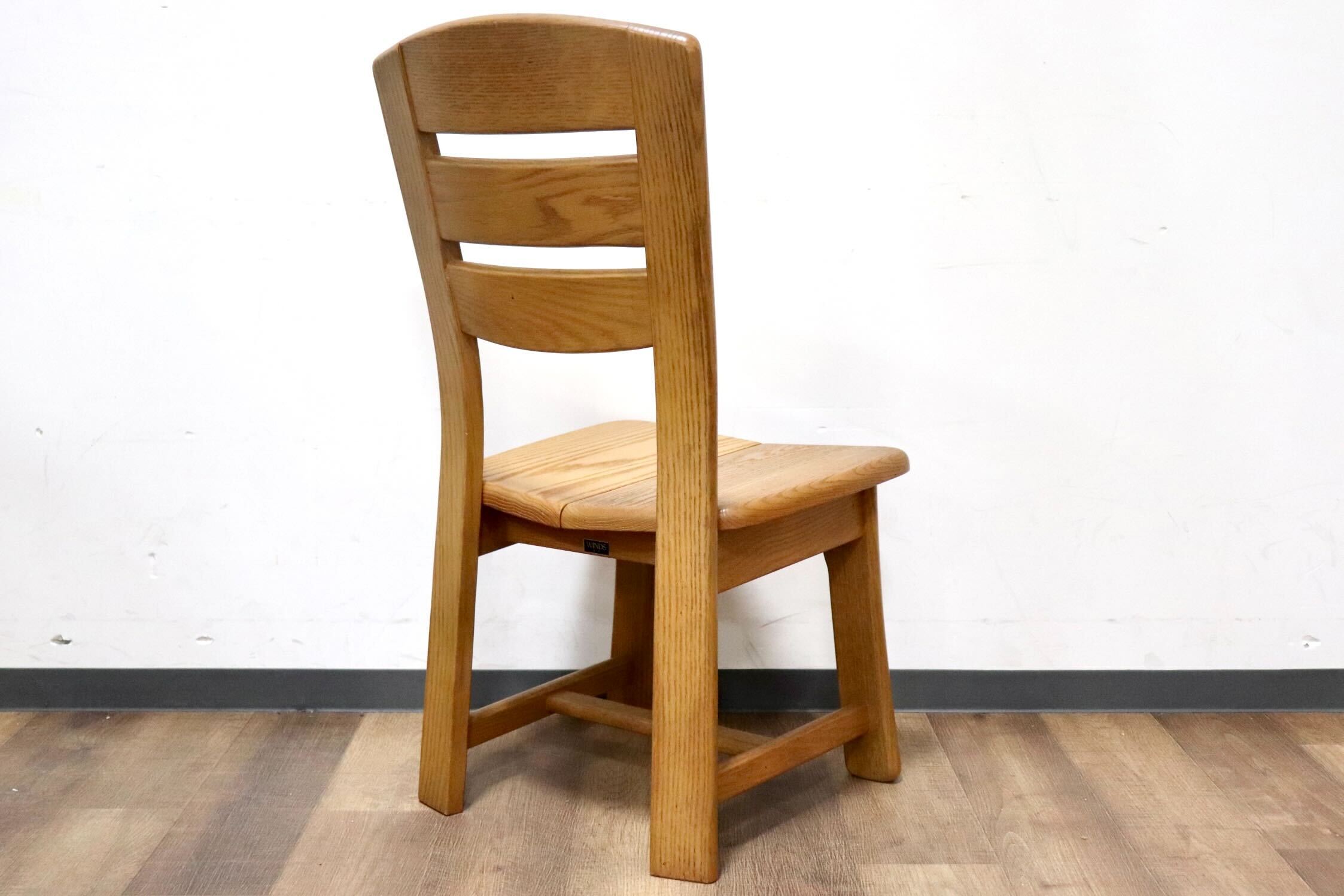 GMHK221E○TAIHEI / 太平産業 WINDS ダイニングチェア 食卓椅子 アームレスチェア オーク材 無垢 ナチュラル モダン カントリー 飛騨家具
