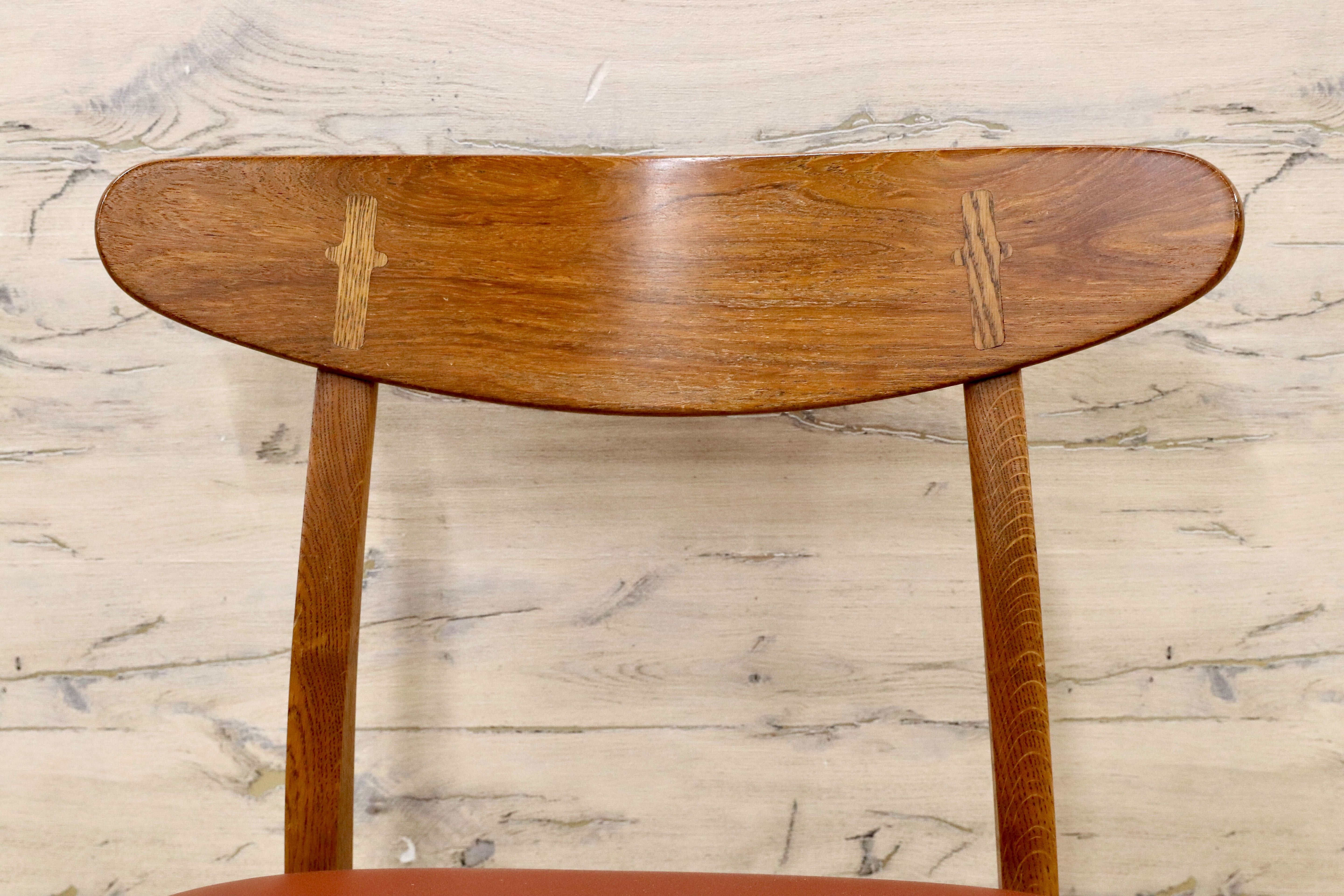 GMHO31A○Kitani / キタニ CH30 ハンス・J・ウェグナー ダイニングチェア 椅子 北欧モダン 名作 オーク材 レザー Hans J. Wegner