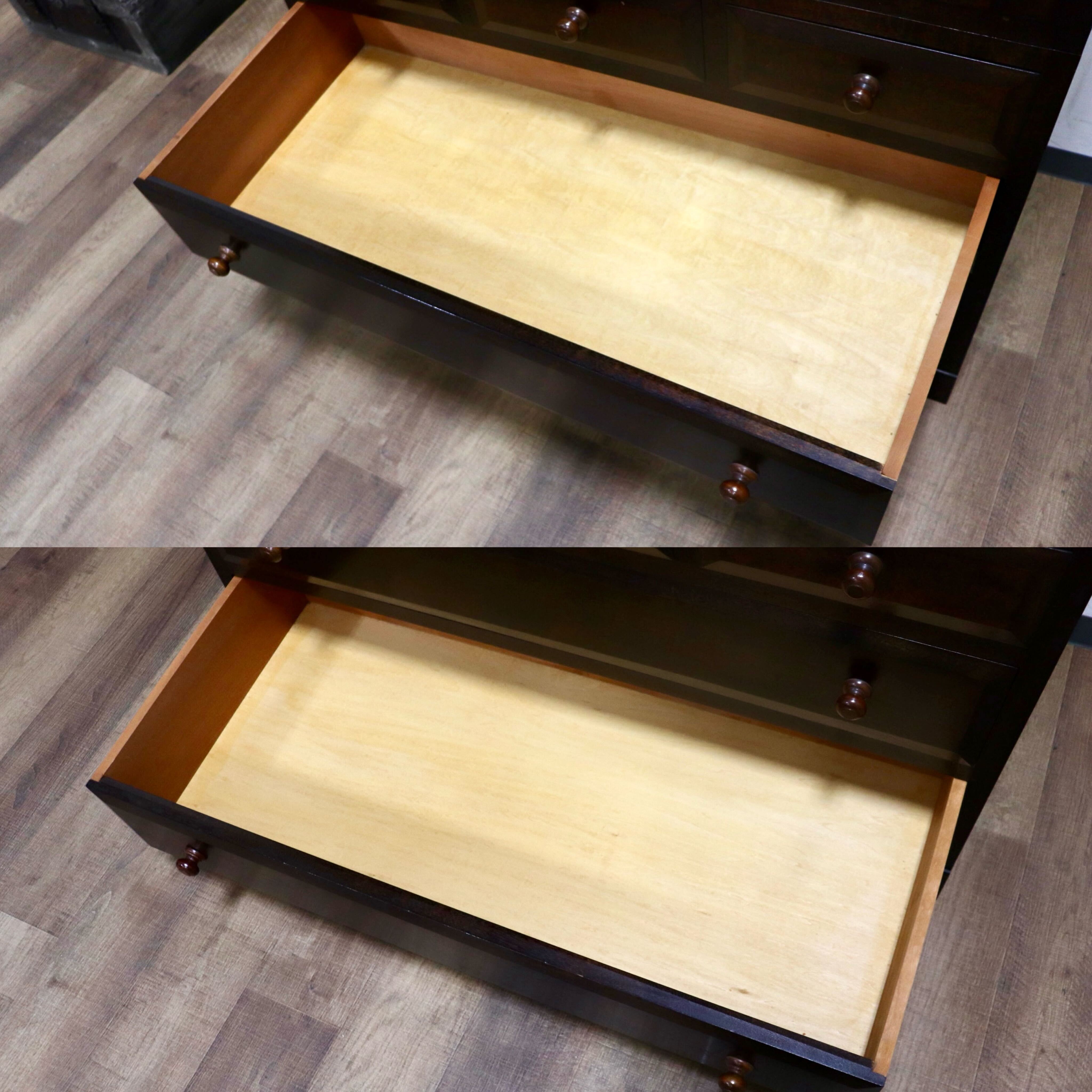GMHK623C○松本民芸家具 D型 和箪笥 着物箪笥 整理箪笥 洋服タンス ミズメザクラ 無垢材 最高級 伝統工芸 和モダン 和家具 定価約65万