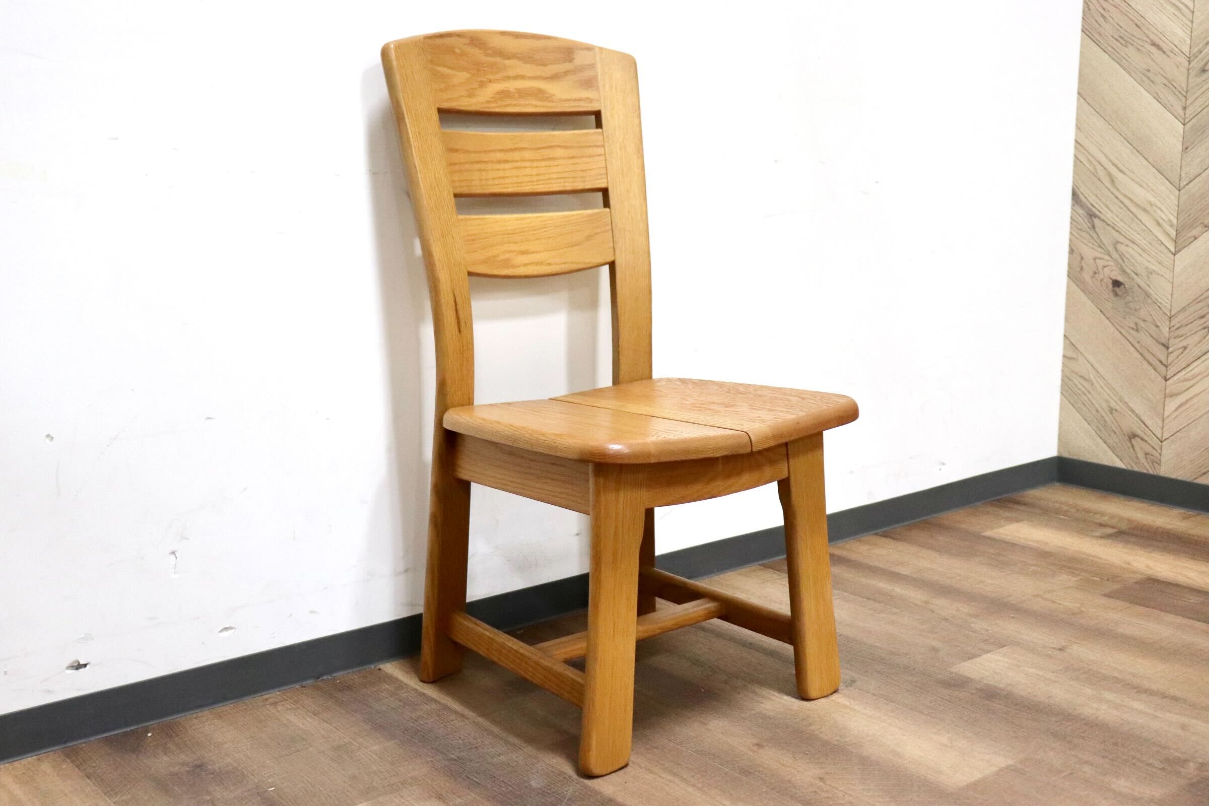 GMHK221F○TAIHEI / 太平産業 WINDS ダイニングチェア 食卓椅子 アームレスチェア オーク材 無垢 ナチュラル モダン カントリー 飛騨家具