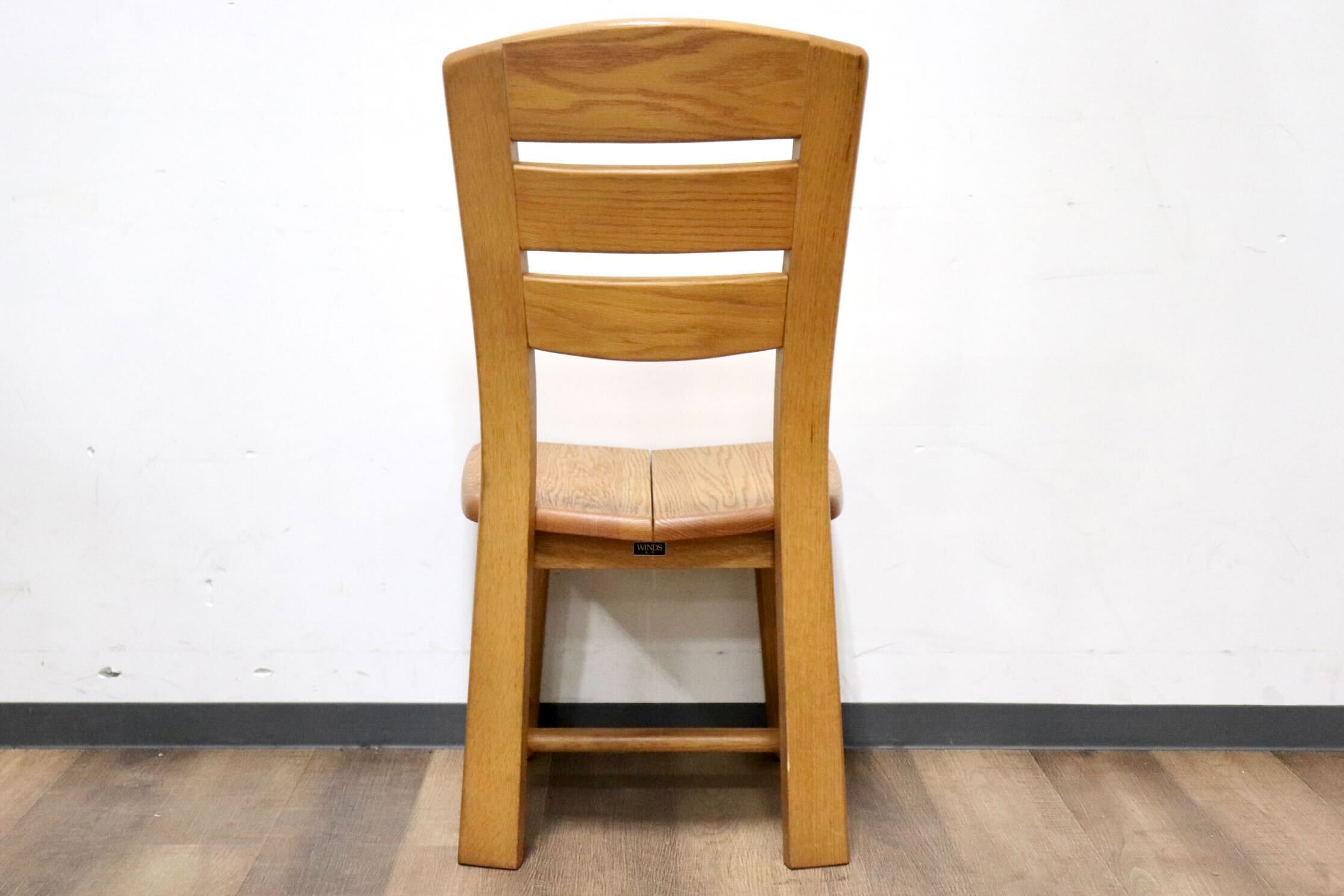 GMHK221F○TAIHEI / 太平産業 WINDS ダイニングチェア 食卓椅子 アームレスチェア オーク材 無垢 ナチュラル モダン カントリー 飛騨家具