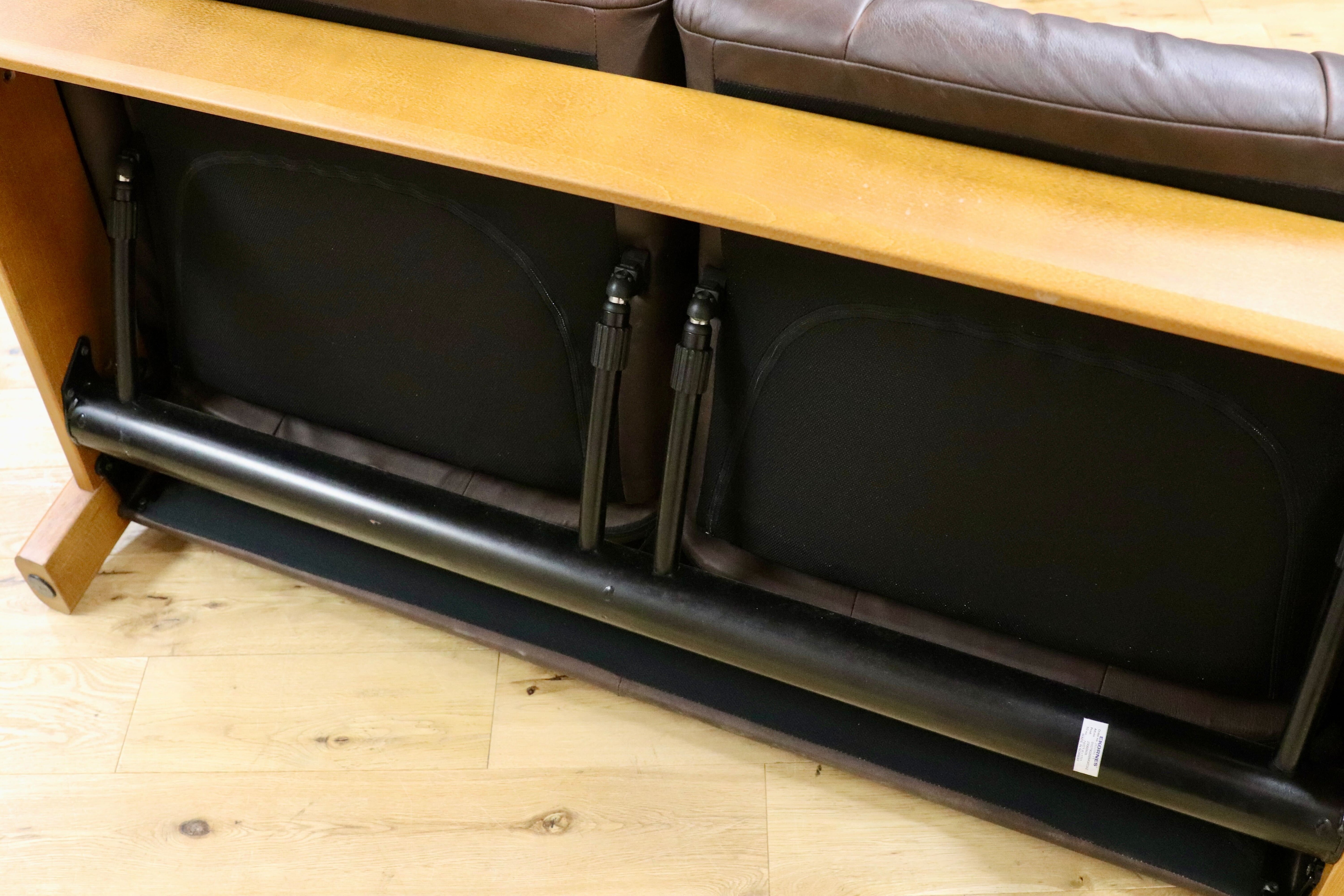 GMGS226○EKORNES / エコーネス Buckingham バッキンガム 2人掛けソファ リクライニングチェア 北欧 ノルウェー ヴィンテージ 約50万