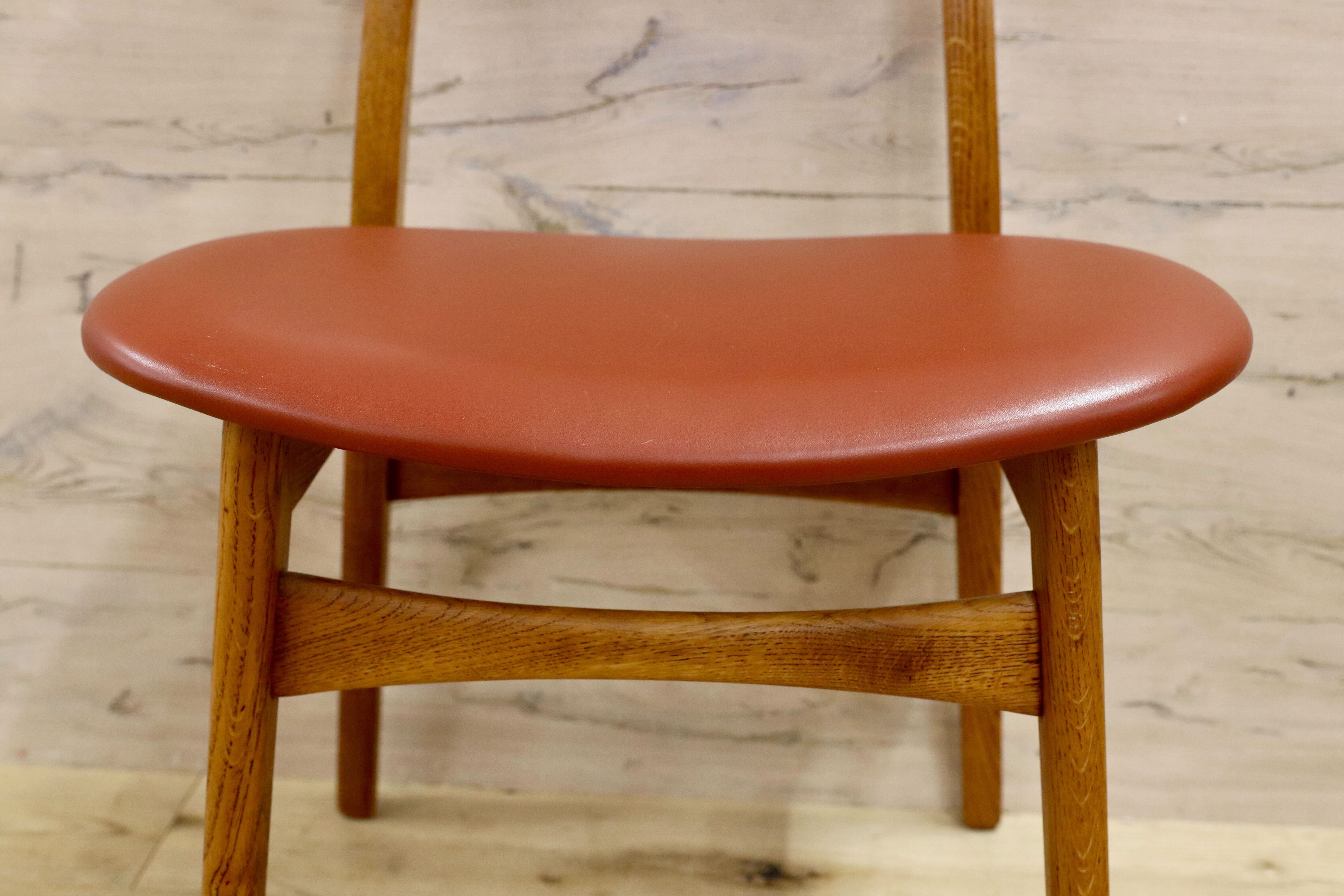 GMHO31C○Kitani / キタニ CH30 ハンス・J・ウェグナー ダイニングチェア 椅子 北欧モダン 名作 オーク材 レザー Hans J. Wegner