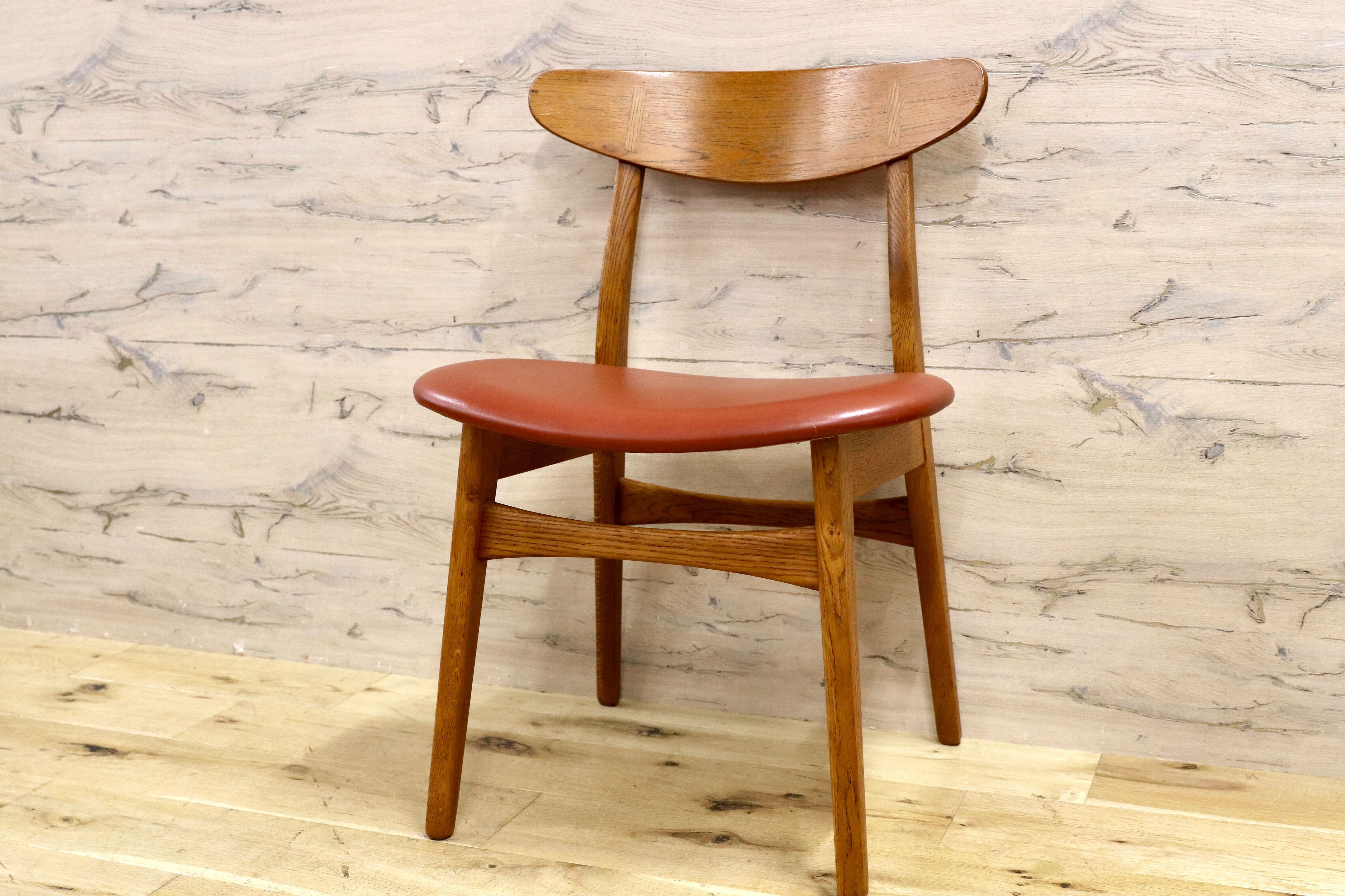 GMHO31D○Kitani / キタニ CH30 ハンス・J・ウェグナー ダイニングチェア 椅子 北欧モダン 名作 オーク材 レザー Hans J. Wegner