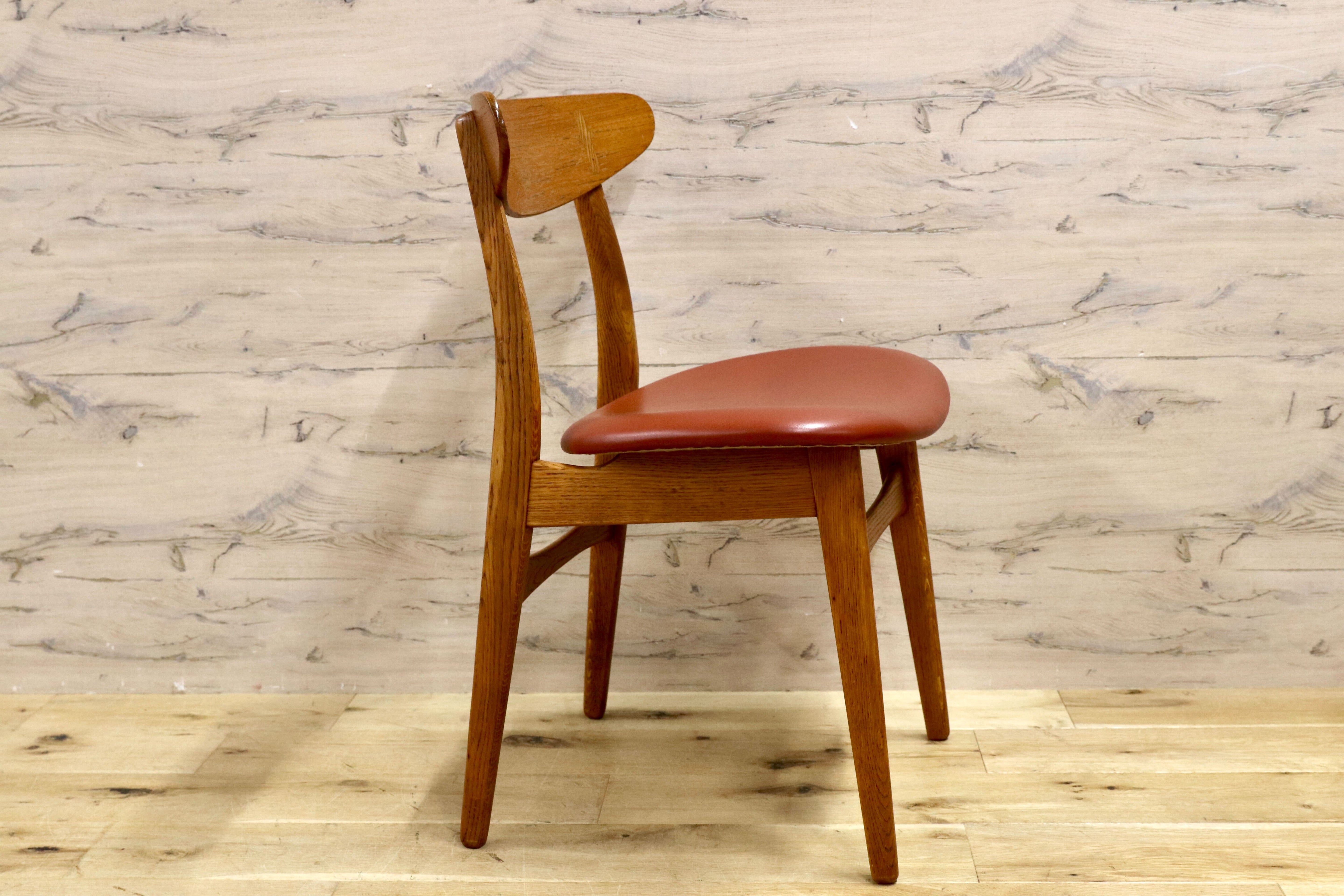 GMHO31D○Kitani / キタニ CH30 ハンス・J・ウェグナー ダイニングチェア 椅子 北欧モダン 名作 オーク材 レザー Hans J. Wegner